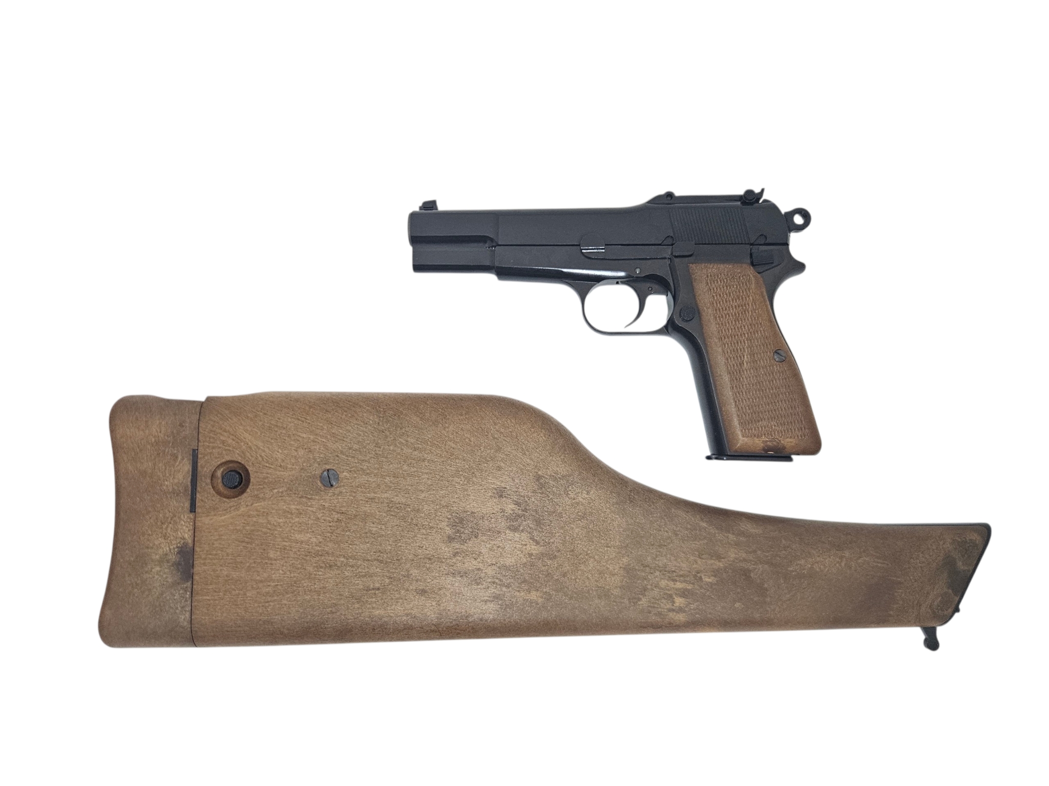 WE New Browning Hi Power MK1 w/ Stock BK