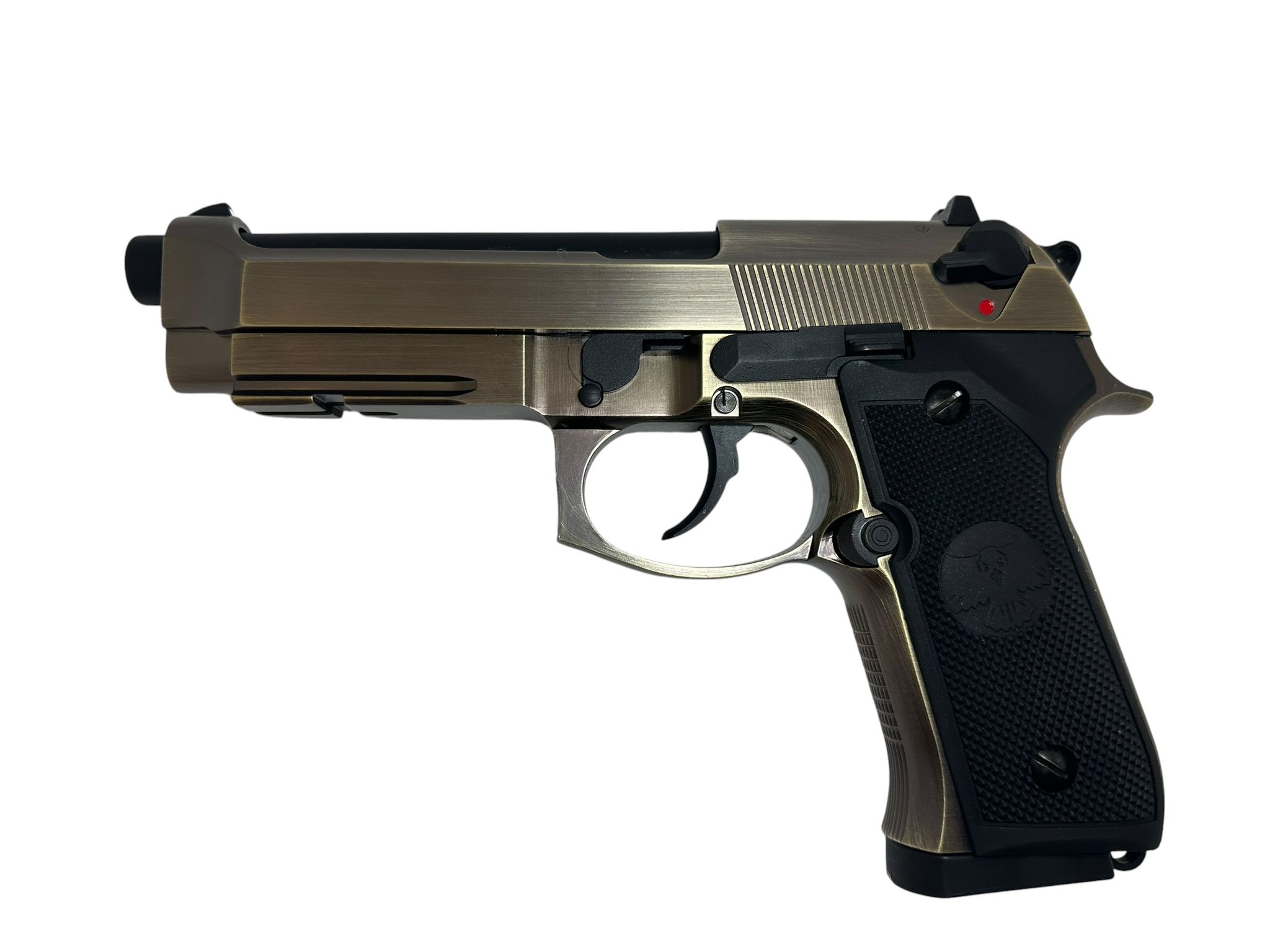 Raven R9 Full Metal GBB Pistol (M9A1 Brushed Aluminium.Black)