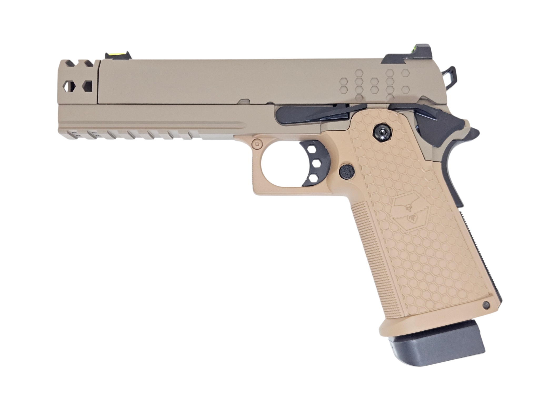 Raven HEX-C Hi-Capa CNC Gas GBB Pistol Tan