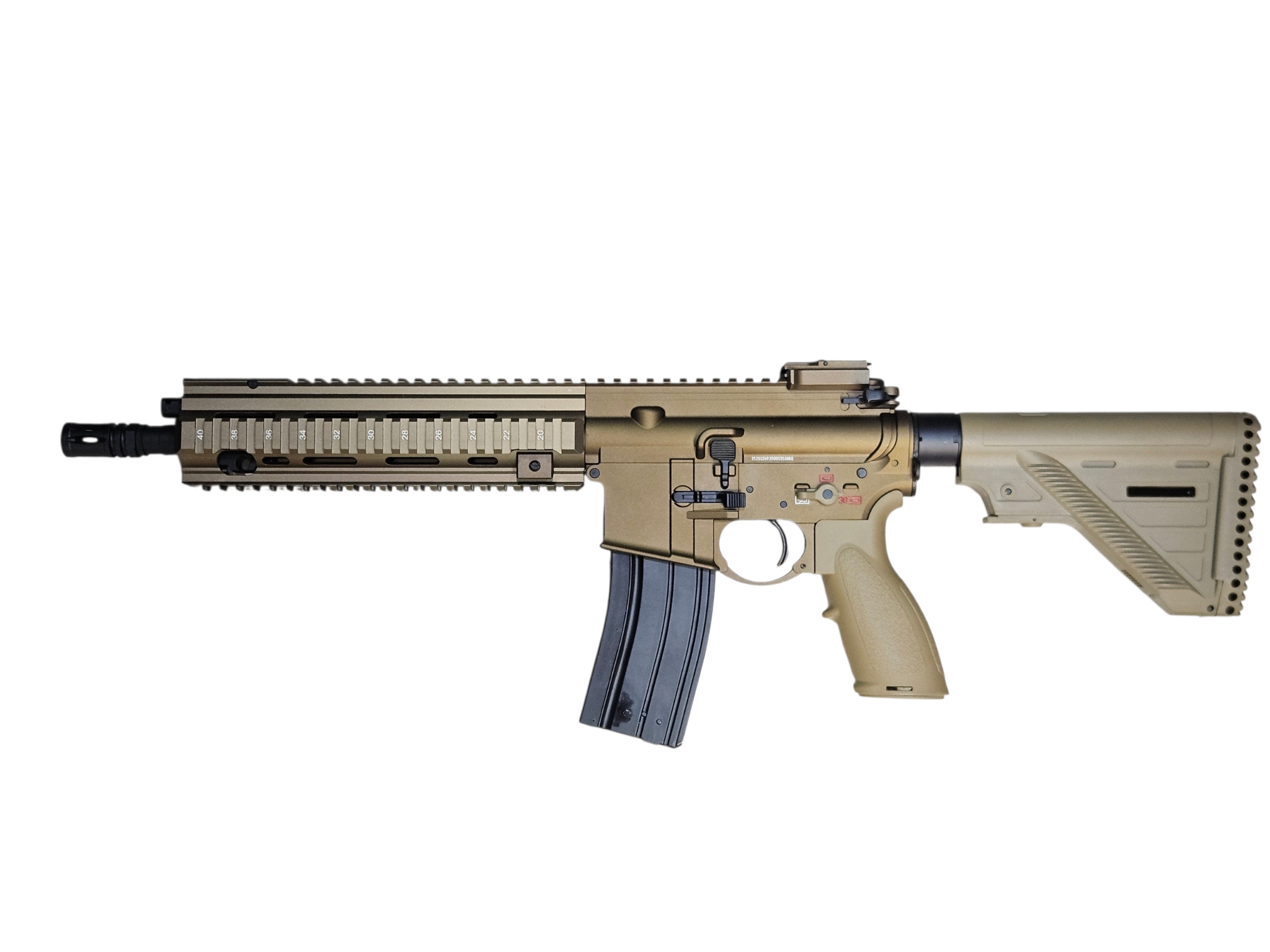 Golden Eagle 416A5 Quad Rail MC6910MT Metal Gas Rifle Dark Earth