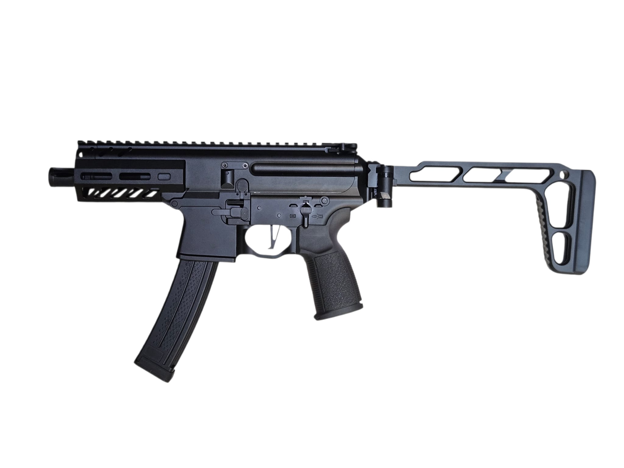 STRATOS X Airsoft MPX-K GBB Airsoft SMG with CNC stock BK