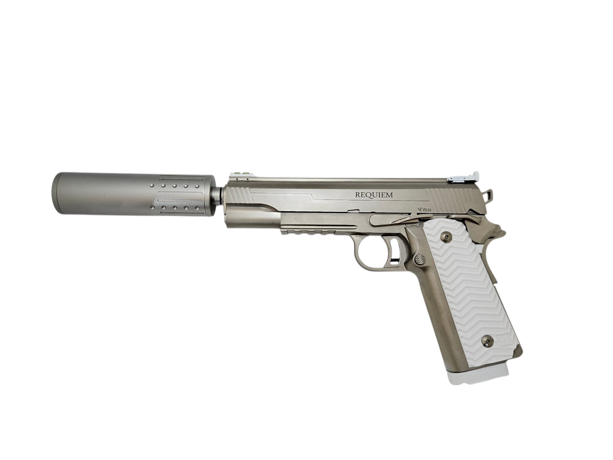Vorsk VX-14 REQUIEM GBB Pistol (Silver,White)
