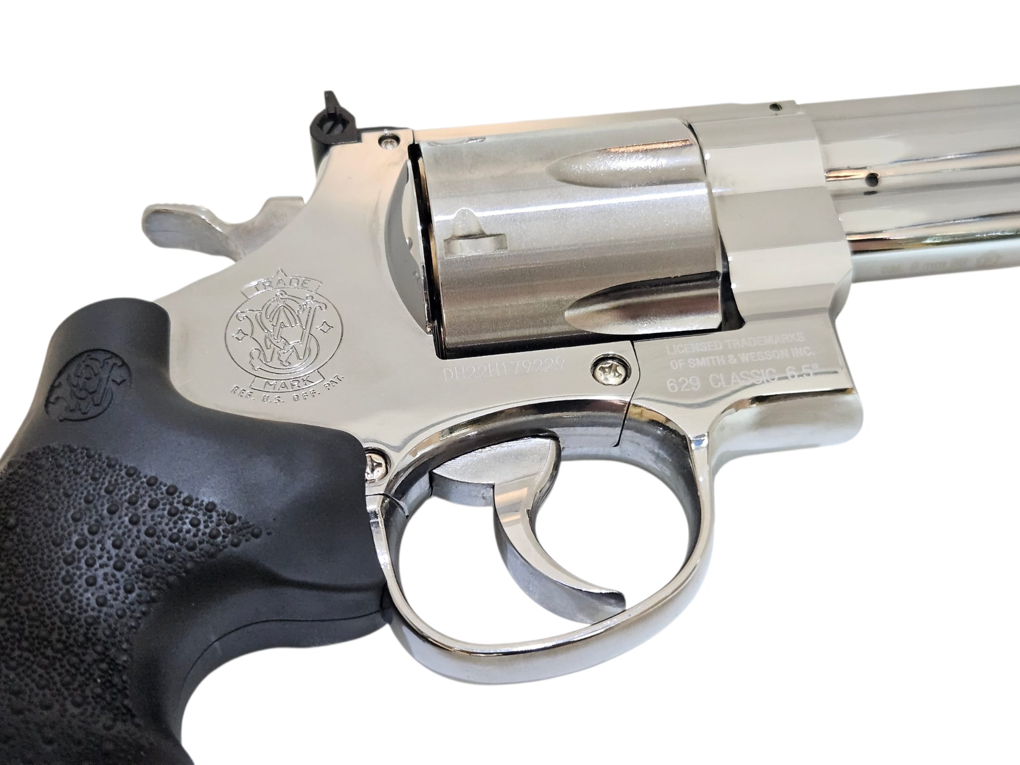 Smith & Wesson M629 CO2 Revolver 6.5"SV W/Moon Clip/New Shell - Image 9