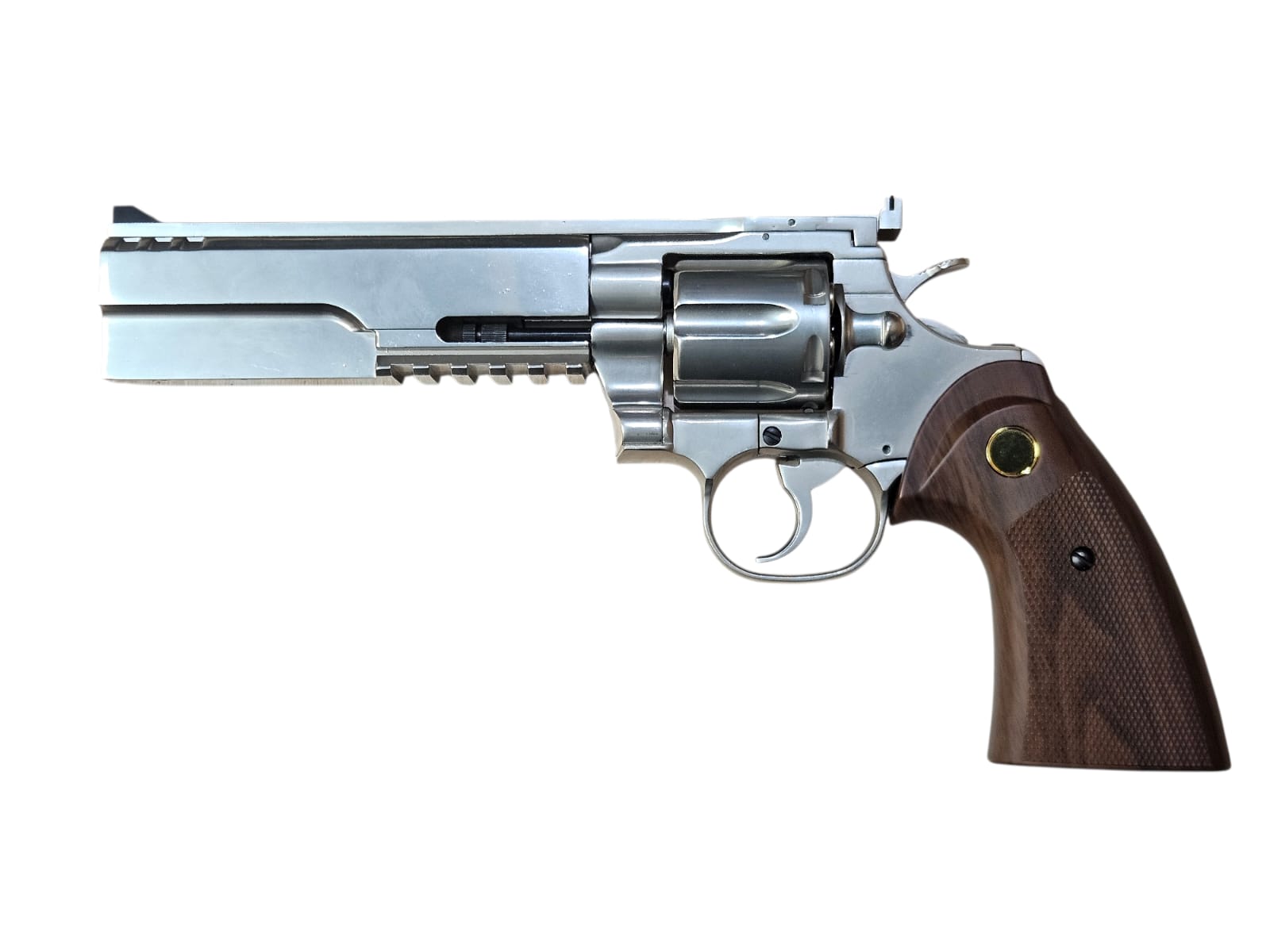 King Arms Python 357 Evil V2 Gas Revolver SV (No Marking)