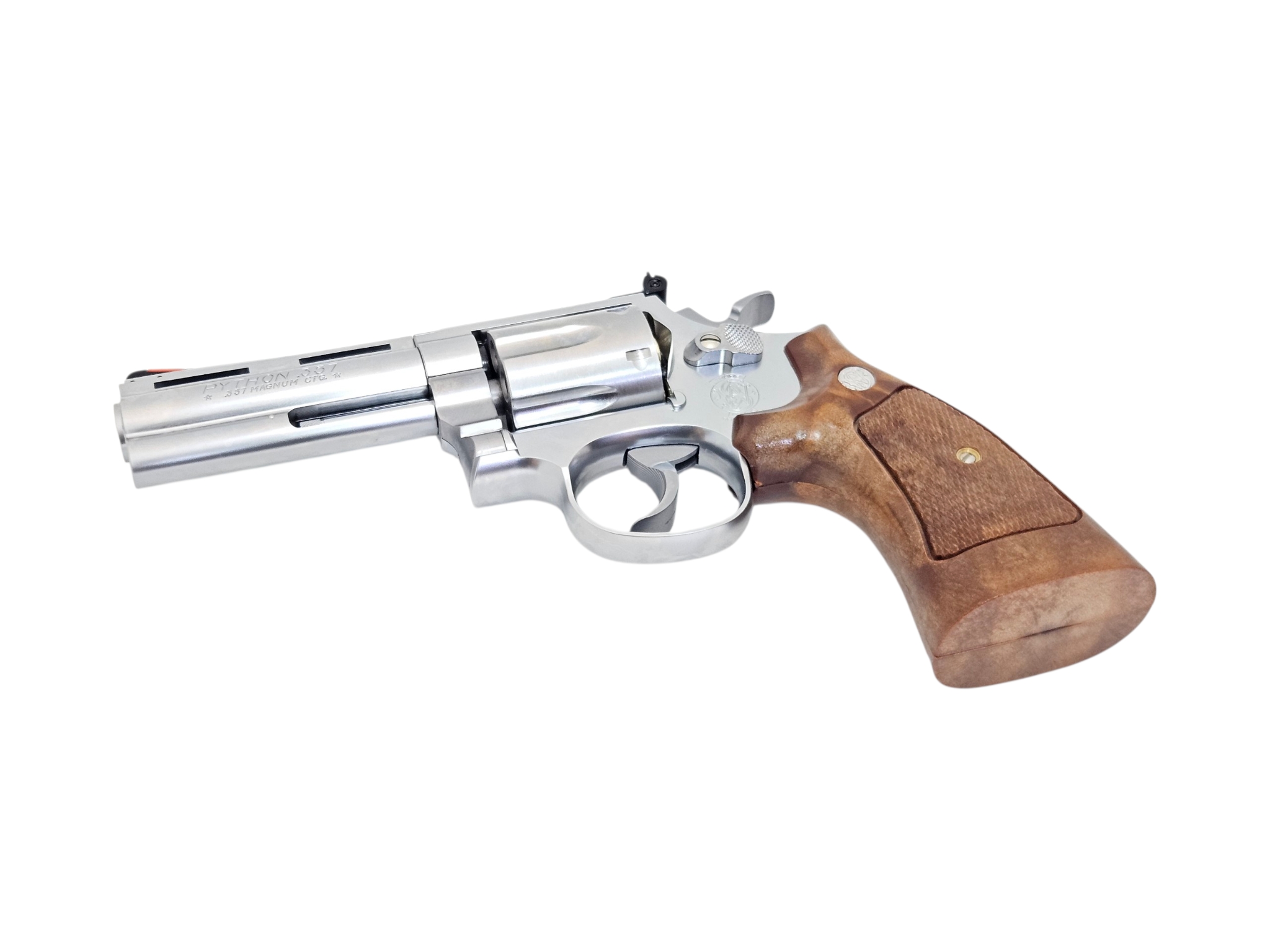 Tanaka Smolt Gas Revolver Square Butt (4 inch, Version 3) - Stainless Finish - Image 5