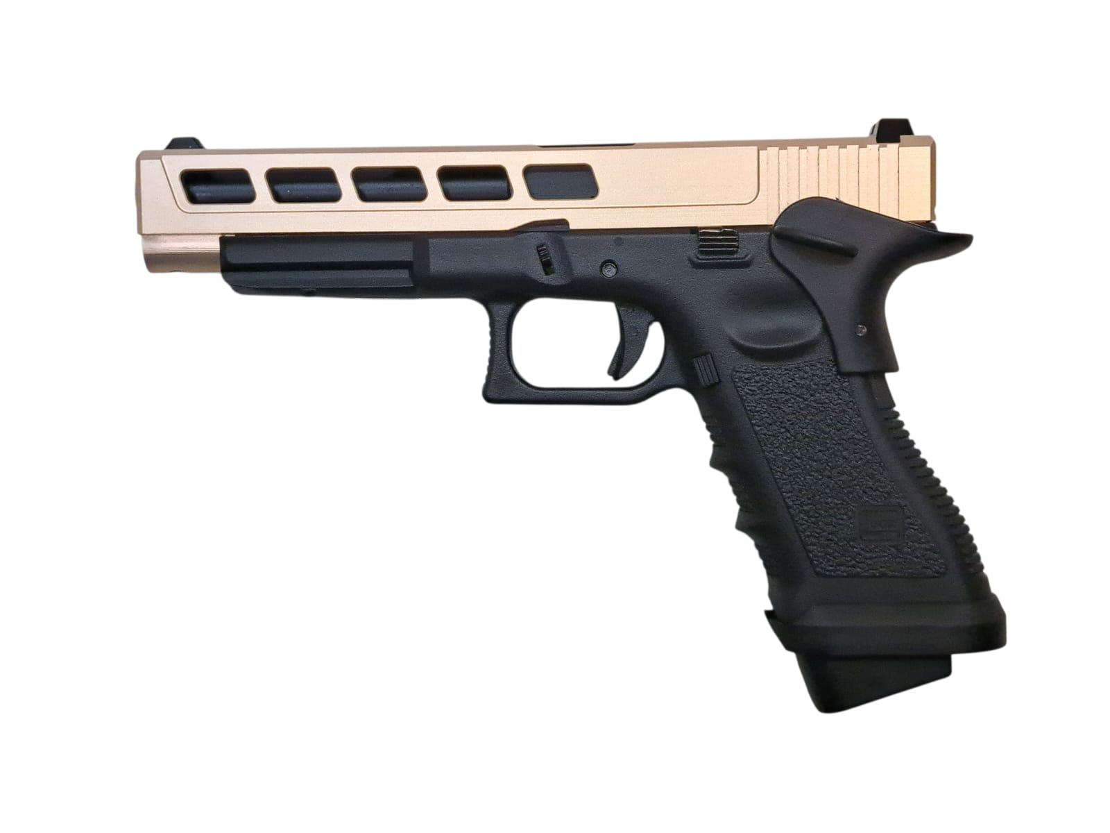 Army CNC Metal Slide G34 F Style GBB Pistol (Rose Gold)