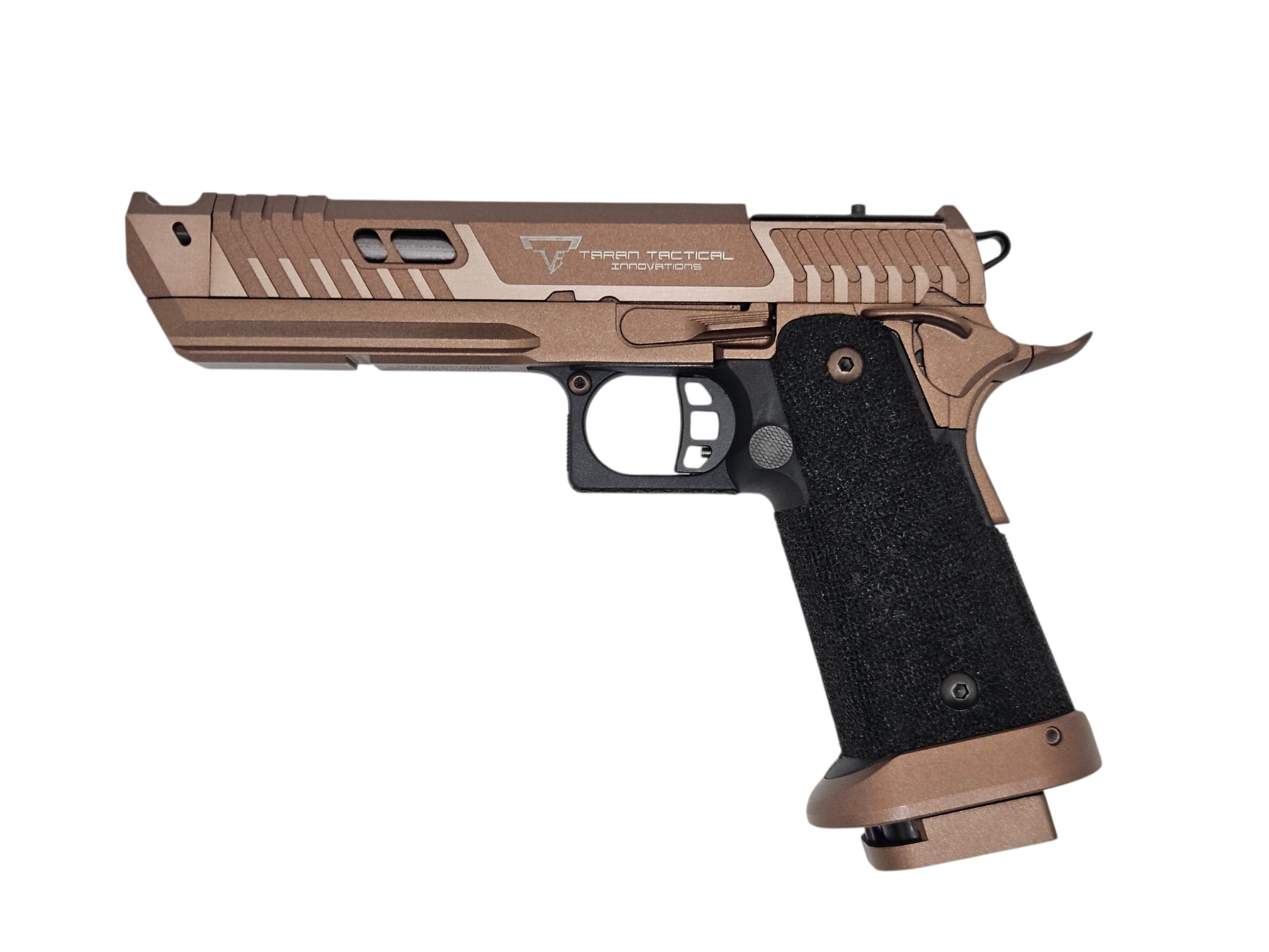 Army CUSTOM TTI Licensed JW4 Sand Viper CNC Aluminum 7075 Slide GBB Pistol (R615D-H-Custom)