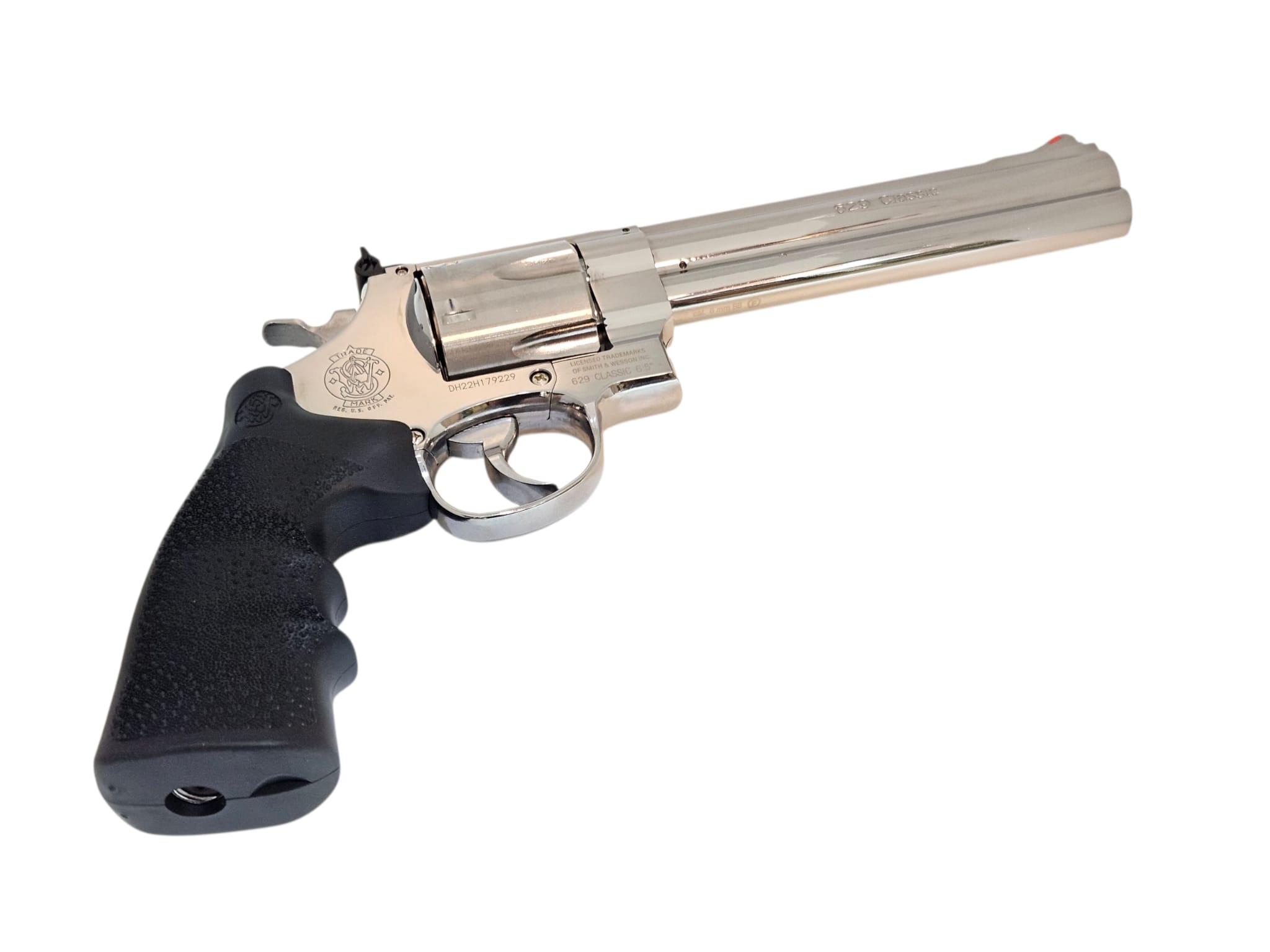 Smith & Wesson M629 CO2 Revolver 6.5"SV W/Moon Clip/New Shell - Image 6