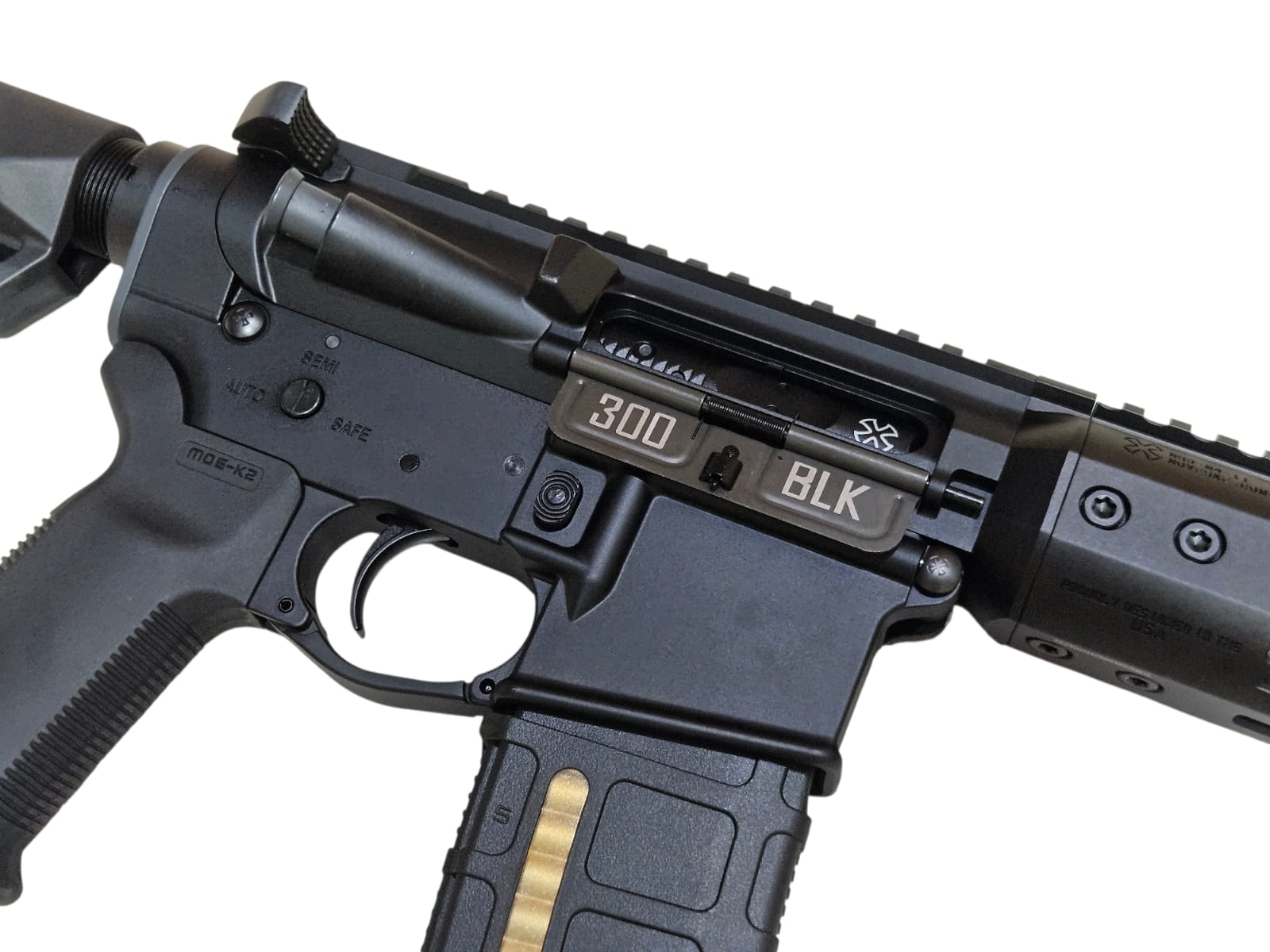 Double Eagle EMG Noveske N4 NSR-SD MWS GBB Rifle w/ Eshooter Flare Mono Tracer BK - Image 7