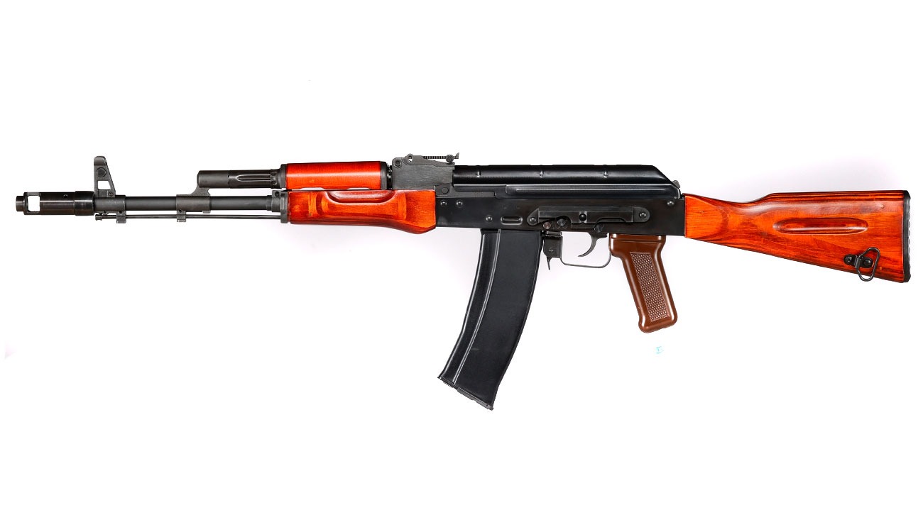 GHK AK74 GBB V2 Gas Blowback Rifle with Reel Wood (GK74)