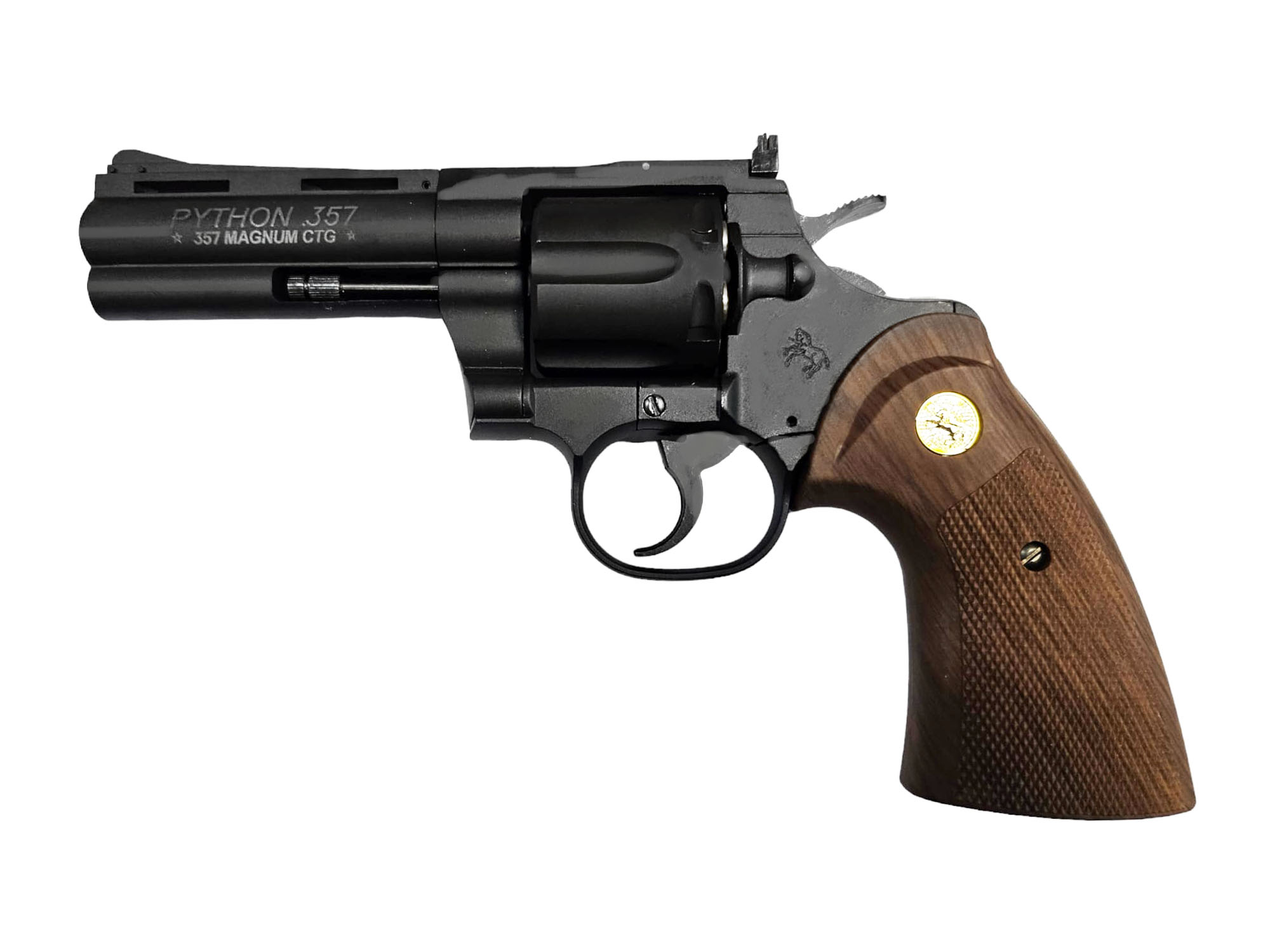 King Arms COLT Python .357 4  Magnum Gas Revolver BK V2