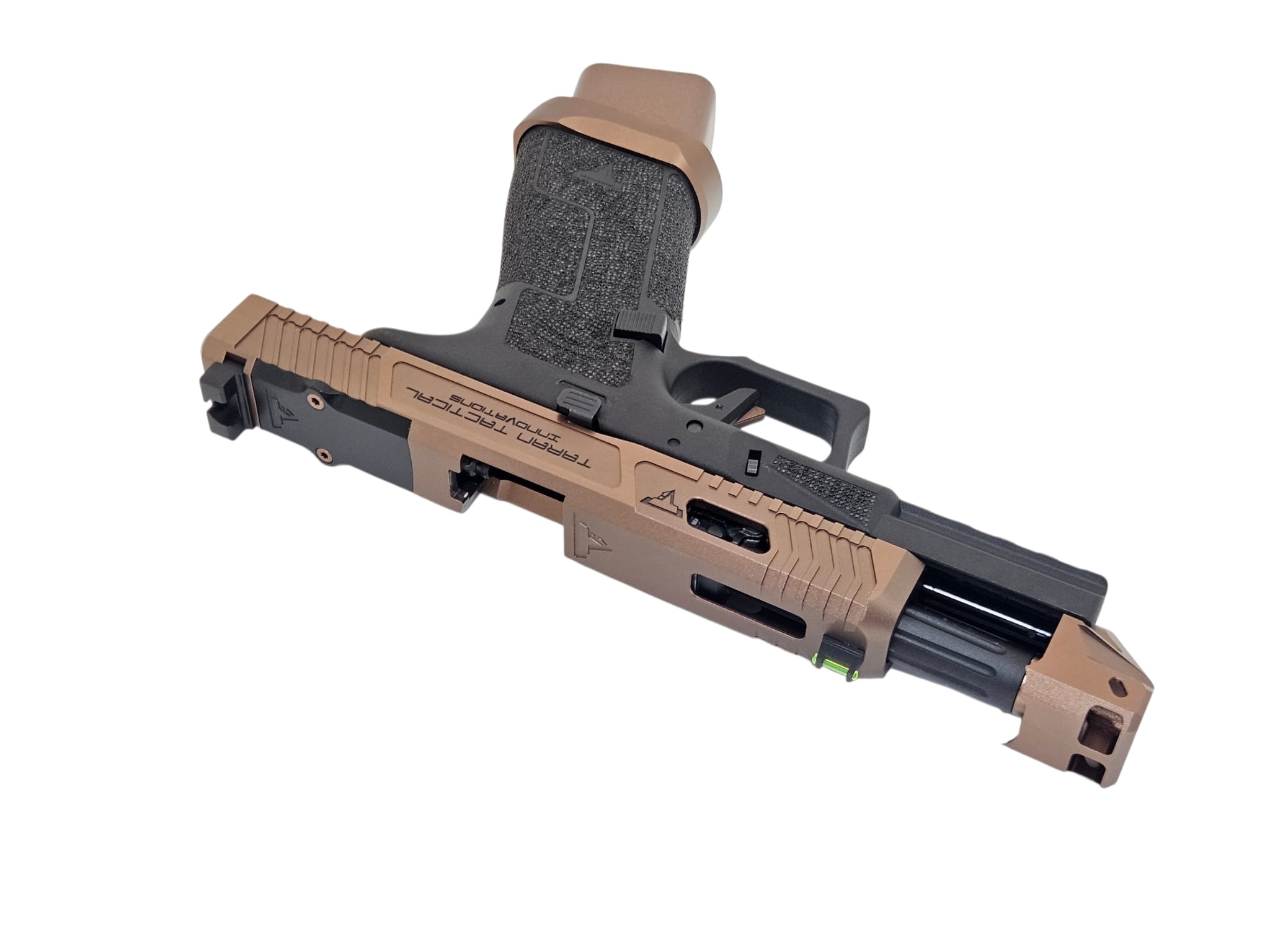 ARMY EMG TTI Ballerina Glock 17 CNC Gas GBB Pistol Bronze - Image 7