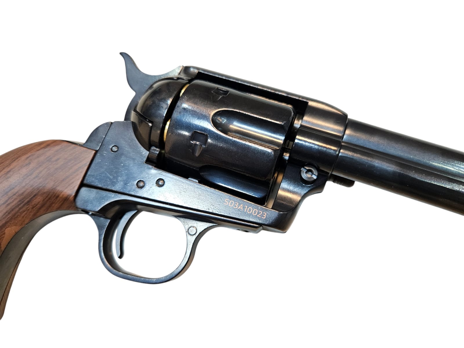 King Arms SAA .45 Peacemaker Gas Revolver V2 M Electroplating BK - Image 5