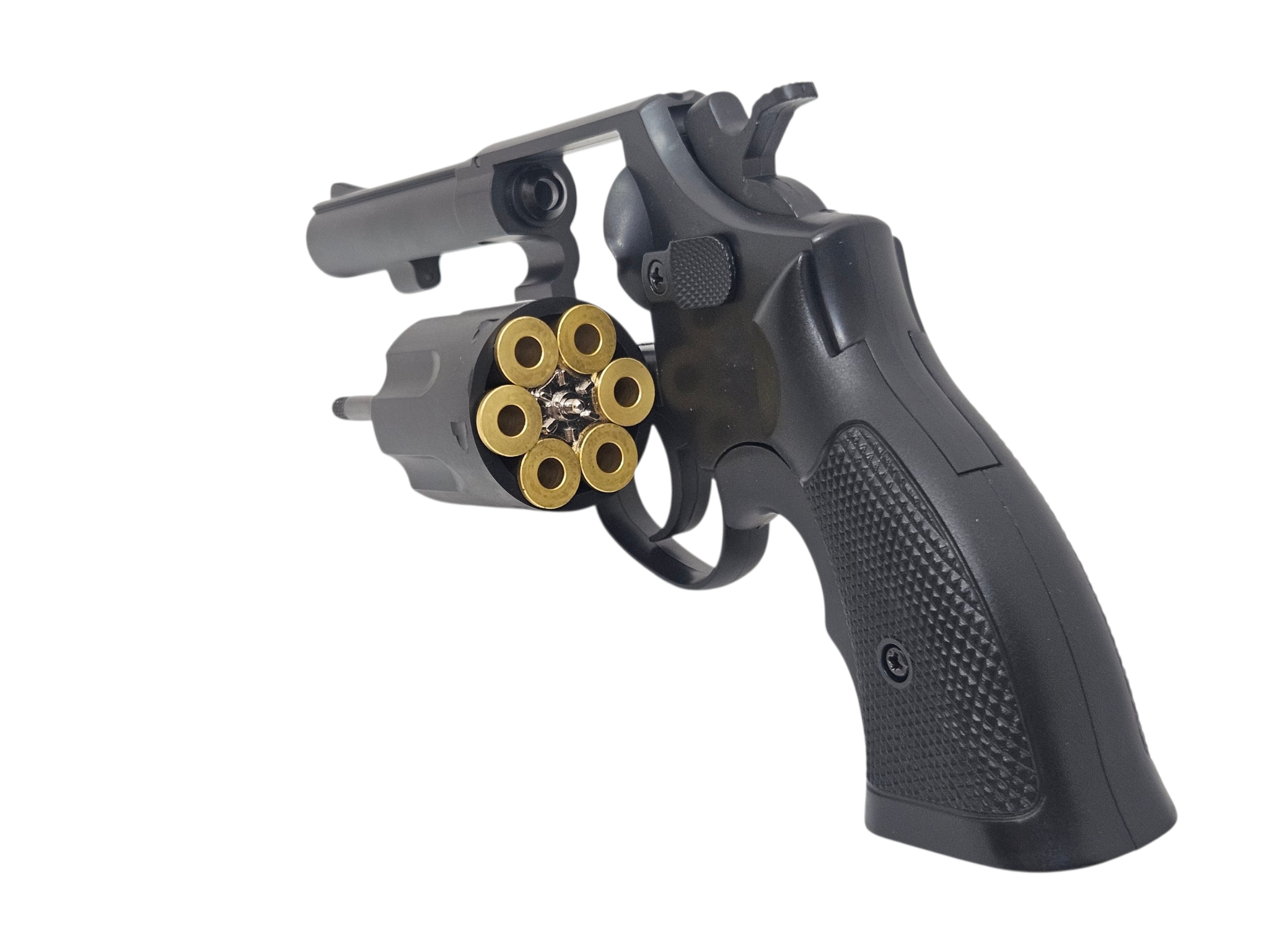 HFC M10 GAS BK BK Grip Revolver Pistol - Image 7