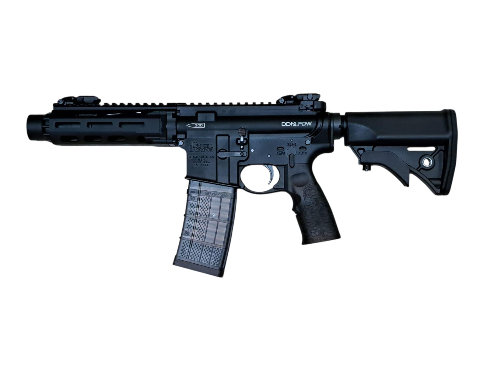EMG DANIEL DEFENSE Licensed DDM4 PDW GBBR BK ( by CGS )