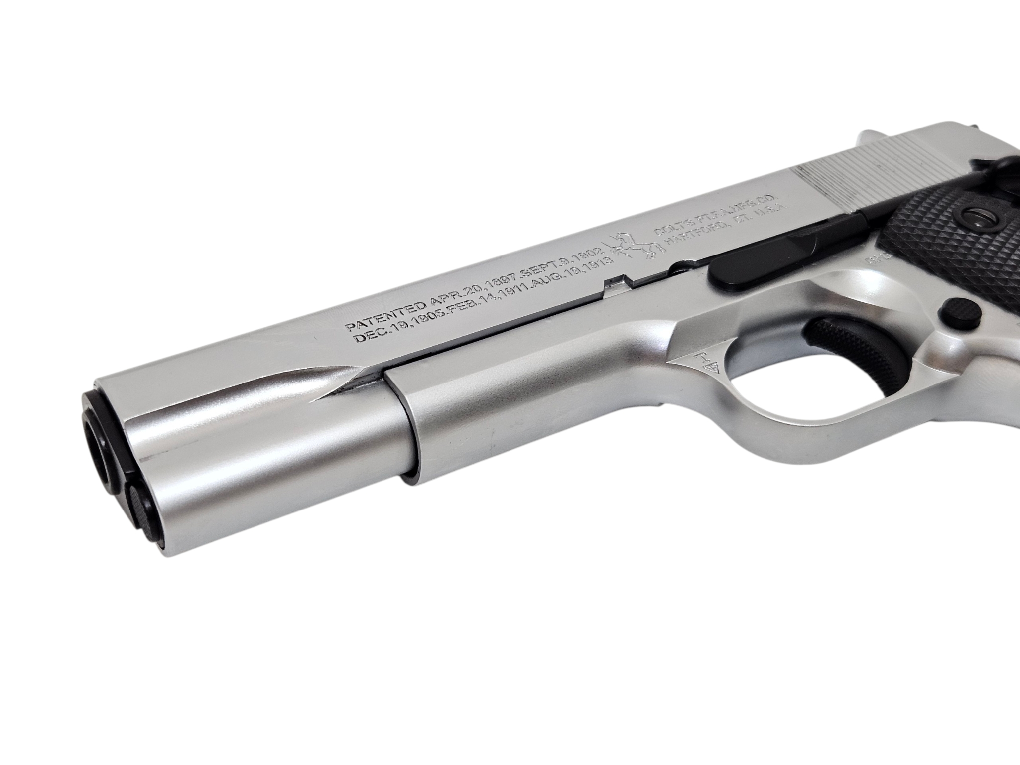 Army M1911A1 GBB Pistol Marking Version (R31, Silver) ARM-GBB-R31-WM-SV - Image 7