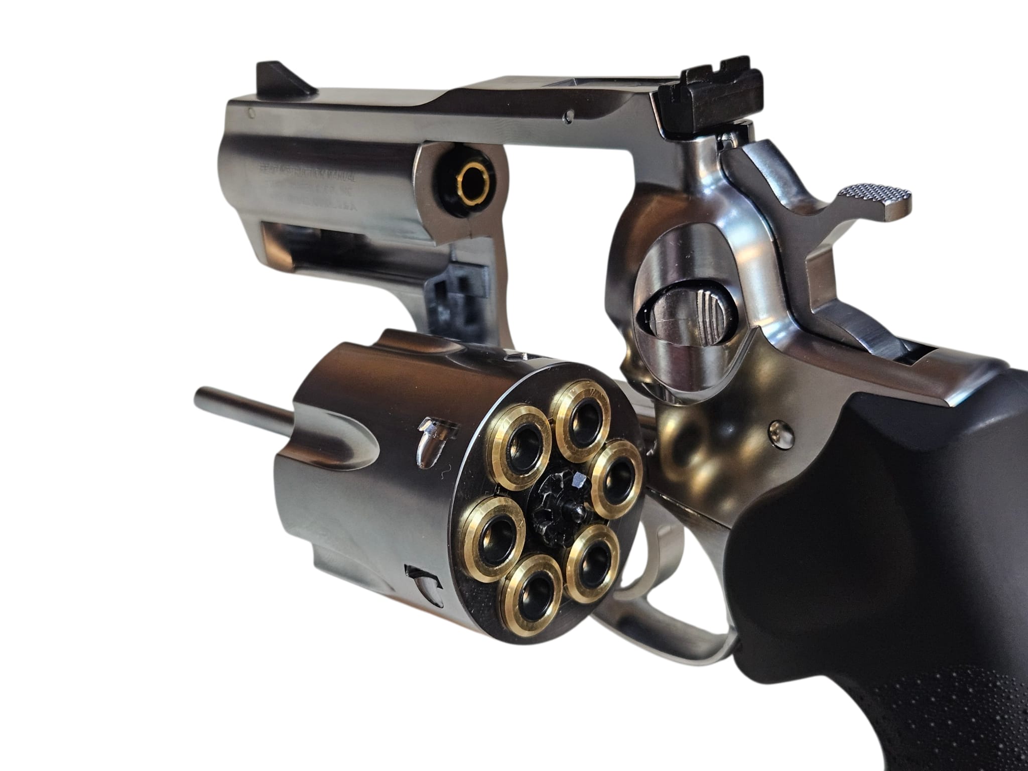 Marushin Super Redhawk Alaskan 44 Magnum Gas Revolver - Silver - Image 10