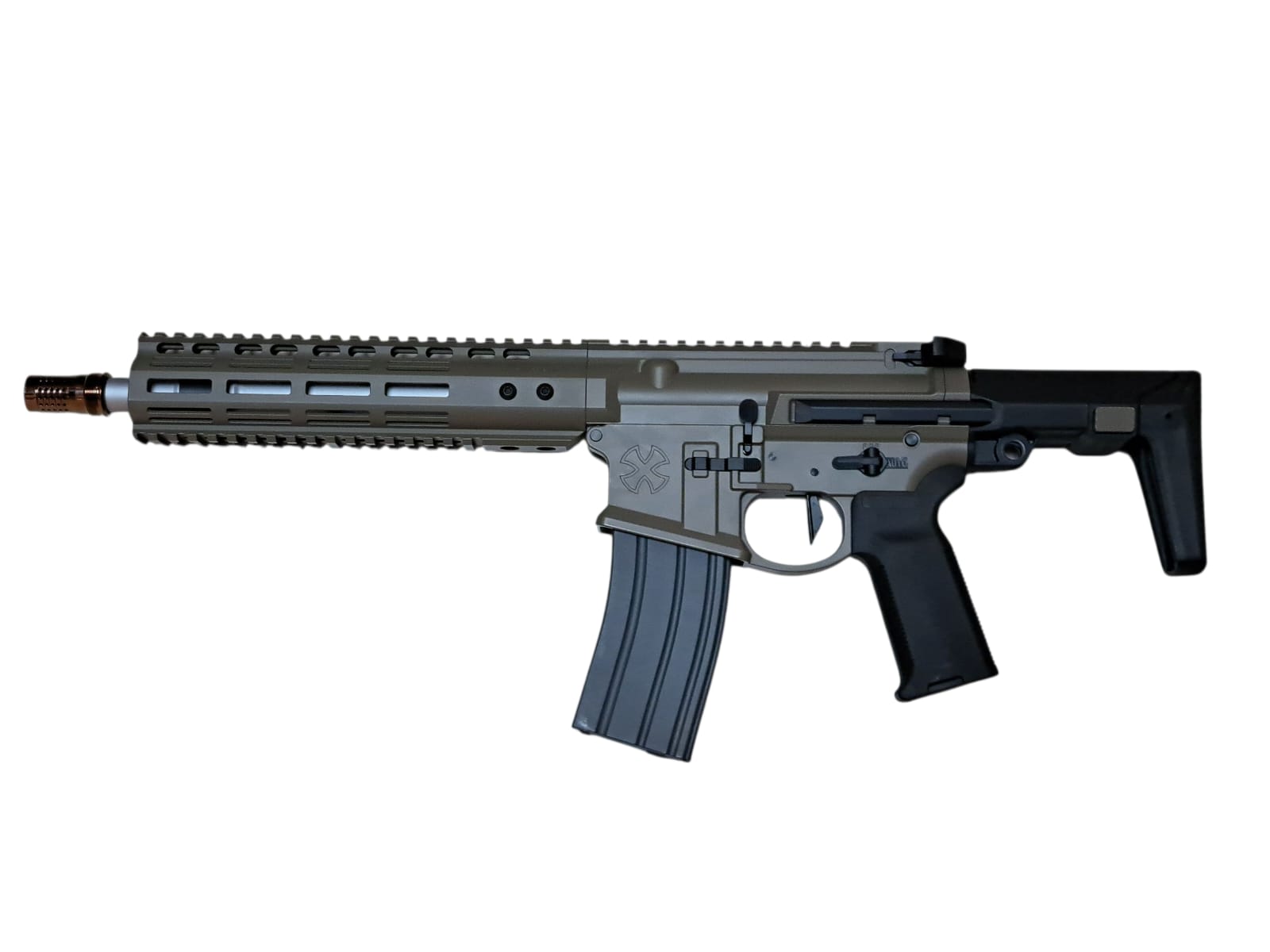 Double Eagle NOVESKE GHETTO BLASTER NHR-9" MWS GBB Tan