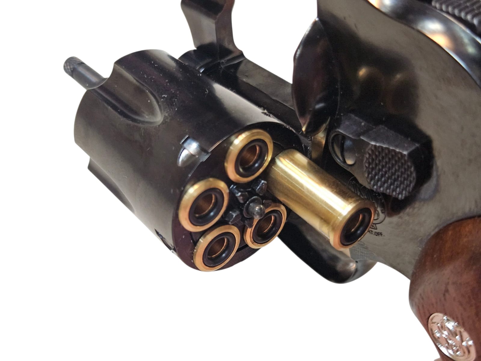 Marushin S&W M49 Gas Revolver (W Deep Black Wood Grip) - Image 3