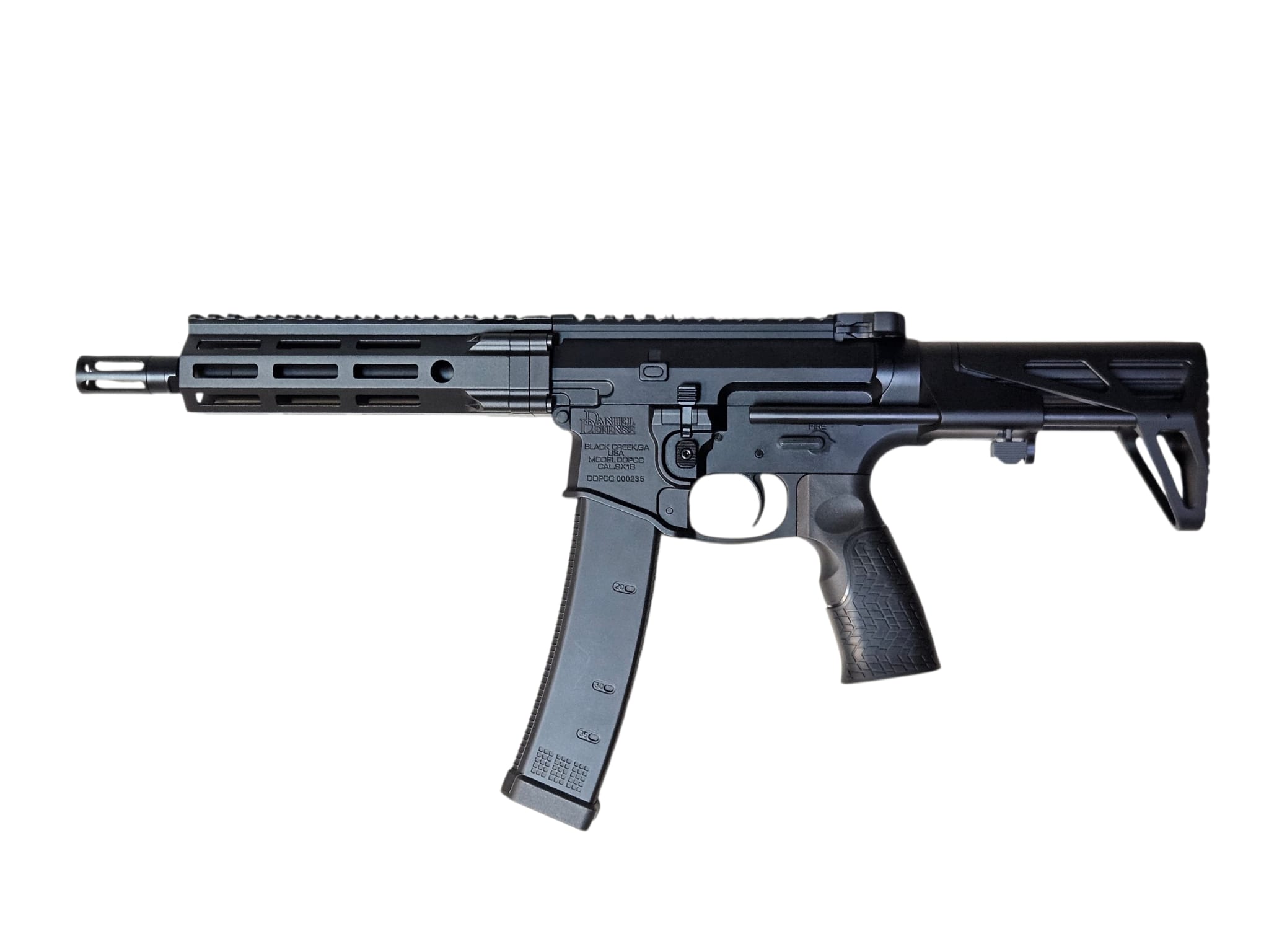 Double Eagle Daniel Defense DD PCC SBR Gen 7 CQB Stock GBB Airsoft