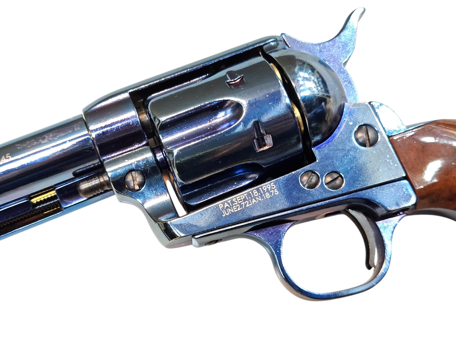 King Arms SAA .45 Peacemaker Gas Revolver V2 S BL - Image 3