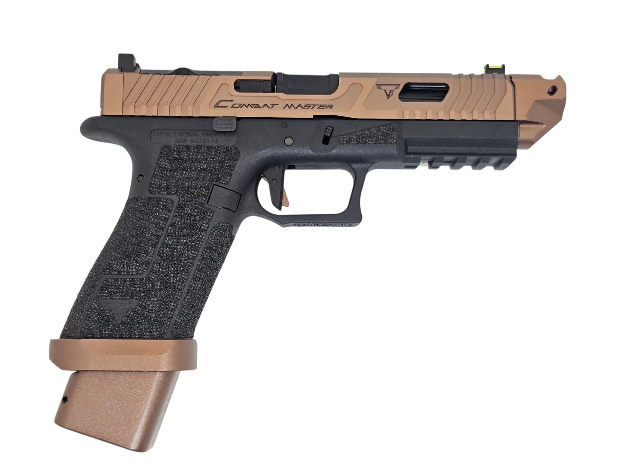 ARMY EMG TTI Ballerina Glock 17 CNC Gas GBB Pistol Bronze - Image 2