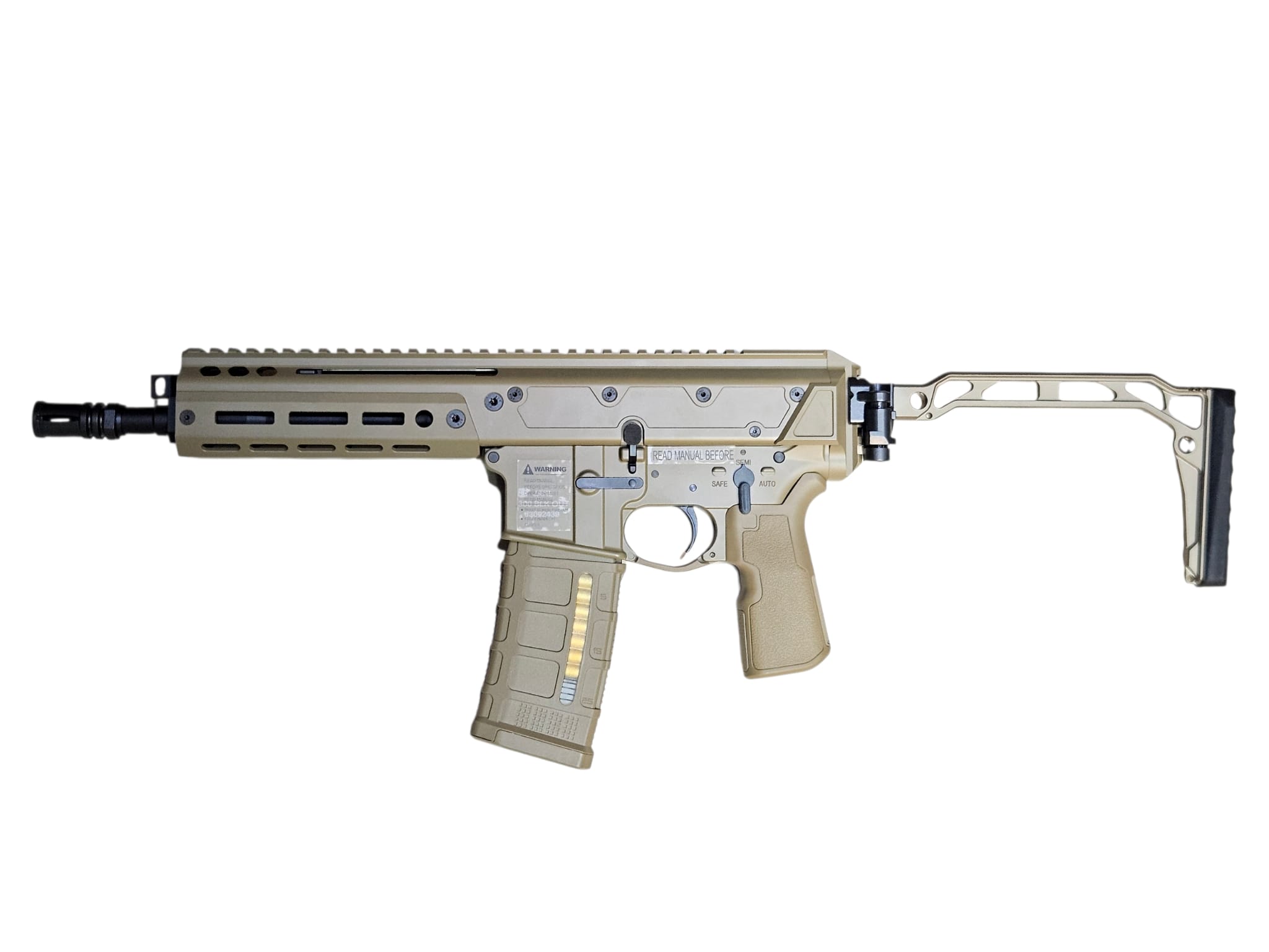 Double Eagle DWS LUPUS G108 JAKL 8.5 GBB W/1913 Rail FDE