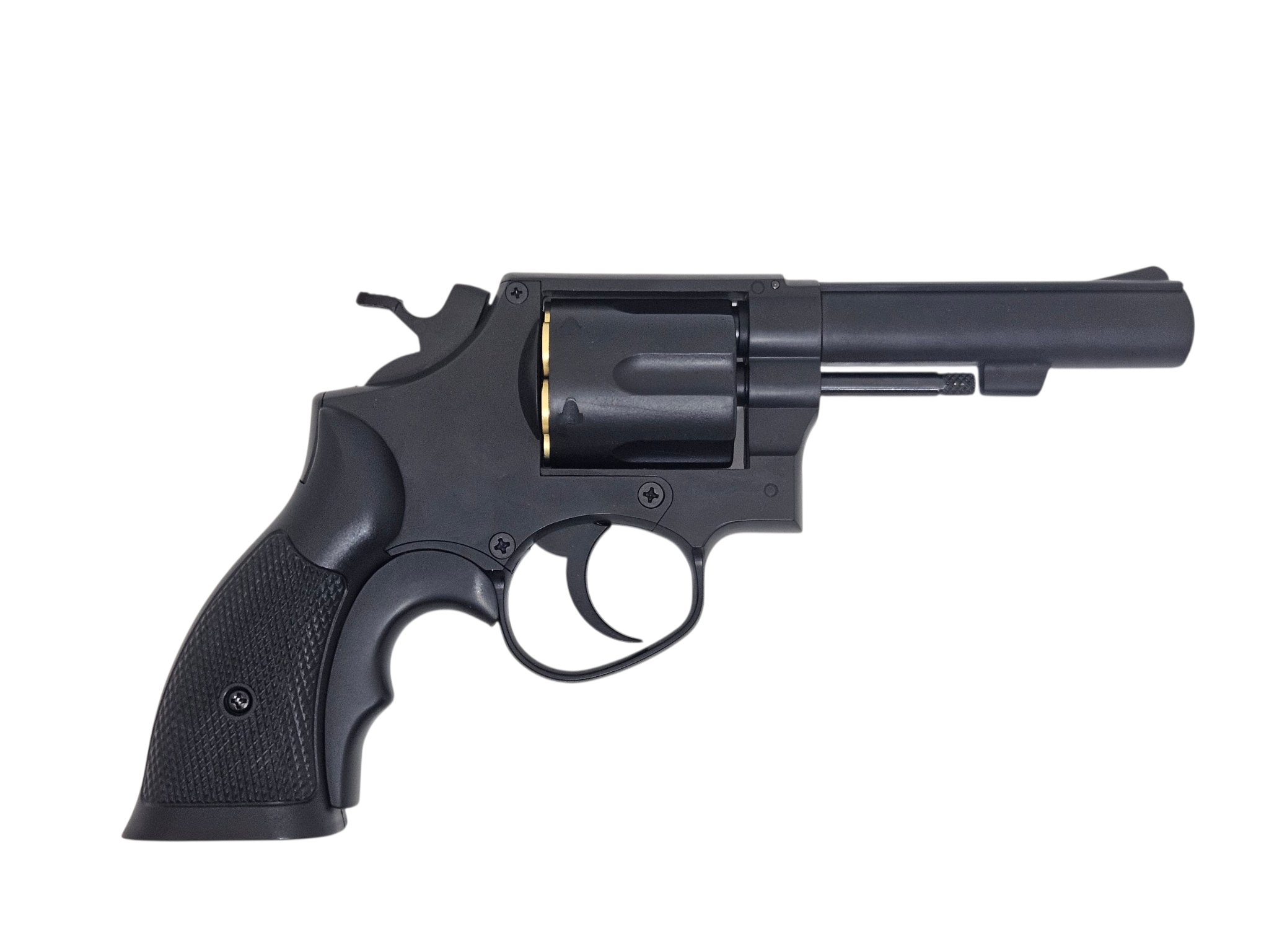 HFC M10 GAS BK BK Grip Revolver Pistol - Image 2