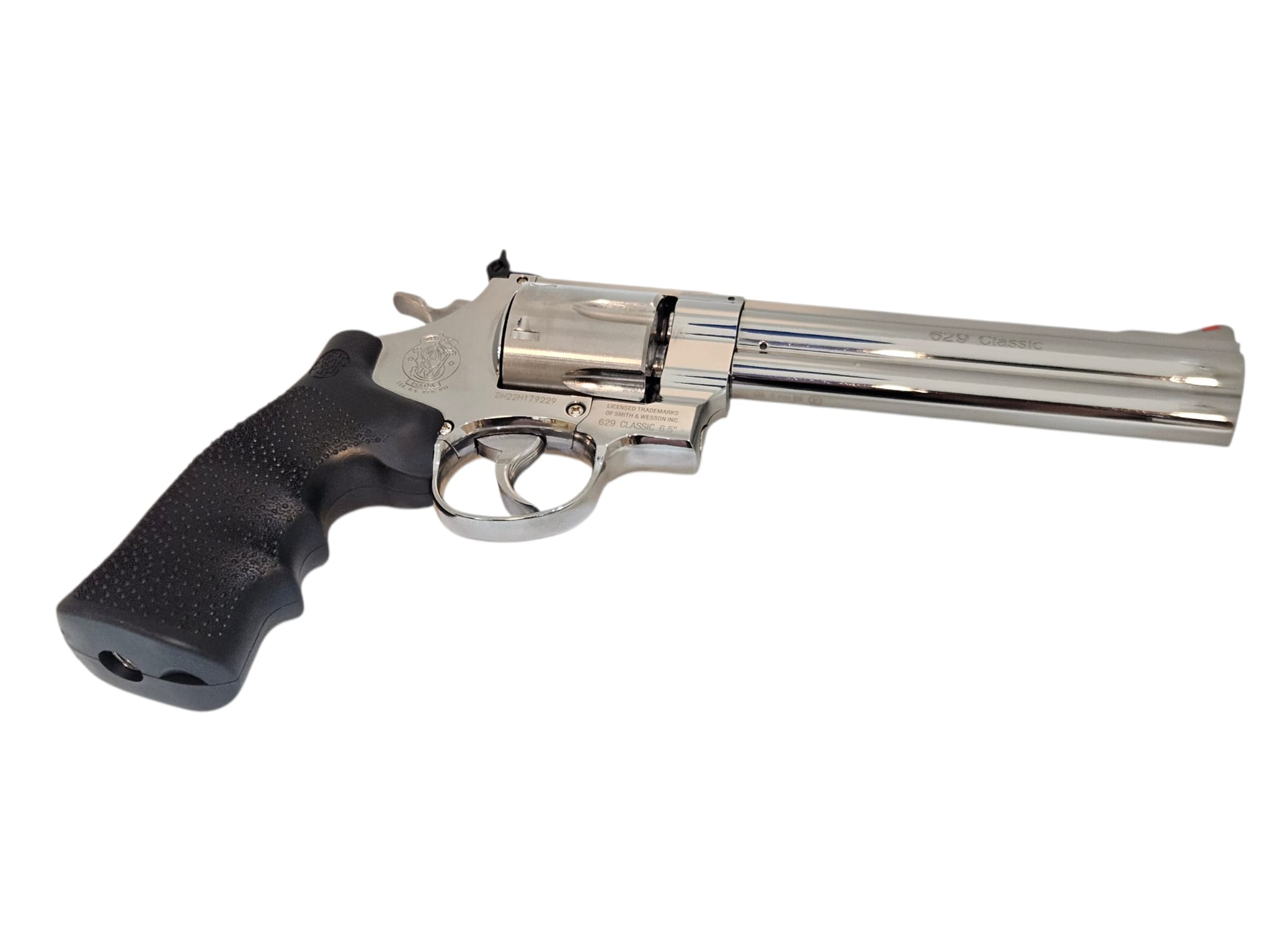 Smith & Wesson M629 CO2 Revolver 6.5"SV W/Moon Clip/New Shell - Image 4