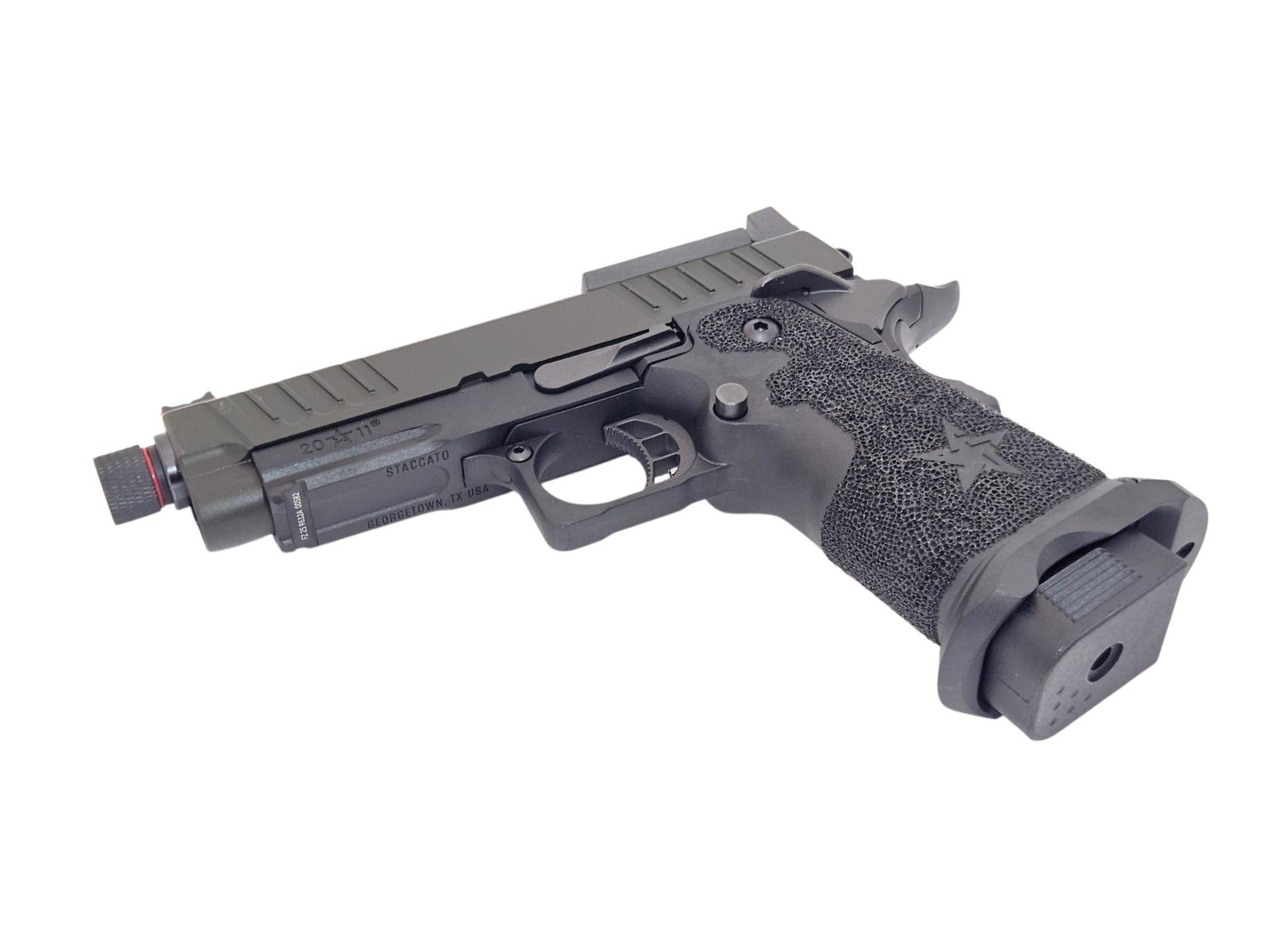 ARMY R612A Staccato C2 USA Version (steel parts, hand-made stippling grip) - Image 4