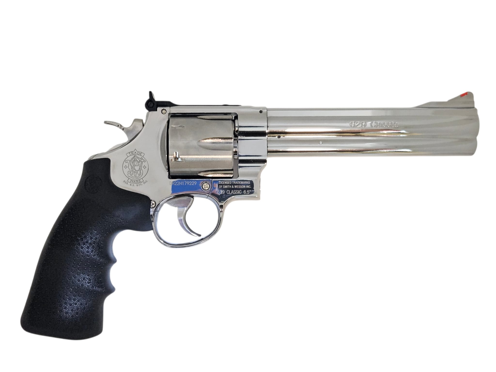 Smith & Wesson M629 CO2 Revolver 6.5"SV W/Moon Clip/New Shell - Image 2