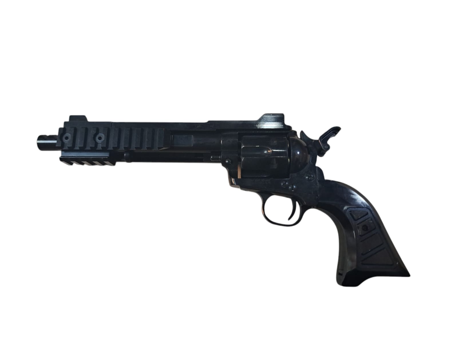 King Arms SAA .45 Devil Revolver-Black GAS