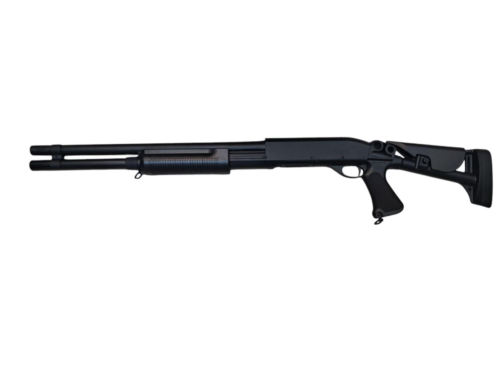 CYMA Retractable Stock M870 Metal Shotgun L BK