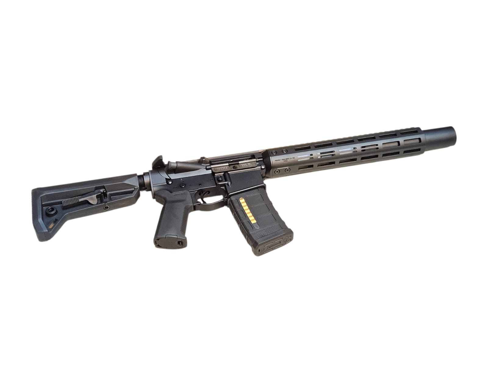 Double Eagle EMG Noveske N4 NSR-SD MWS GBB Rifle w/ Eshooter Flare Mono Tracer BK - Image 6