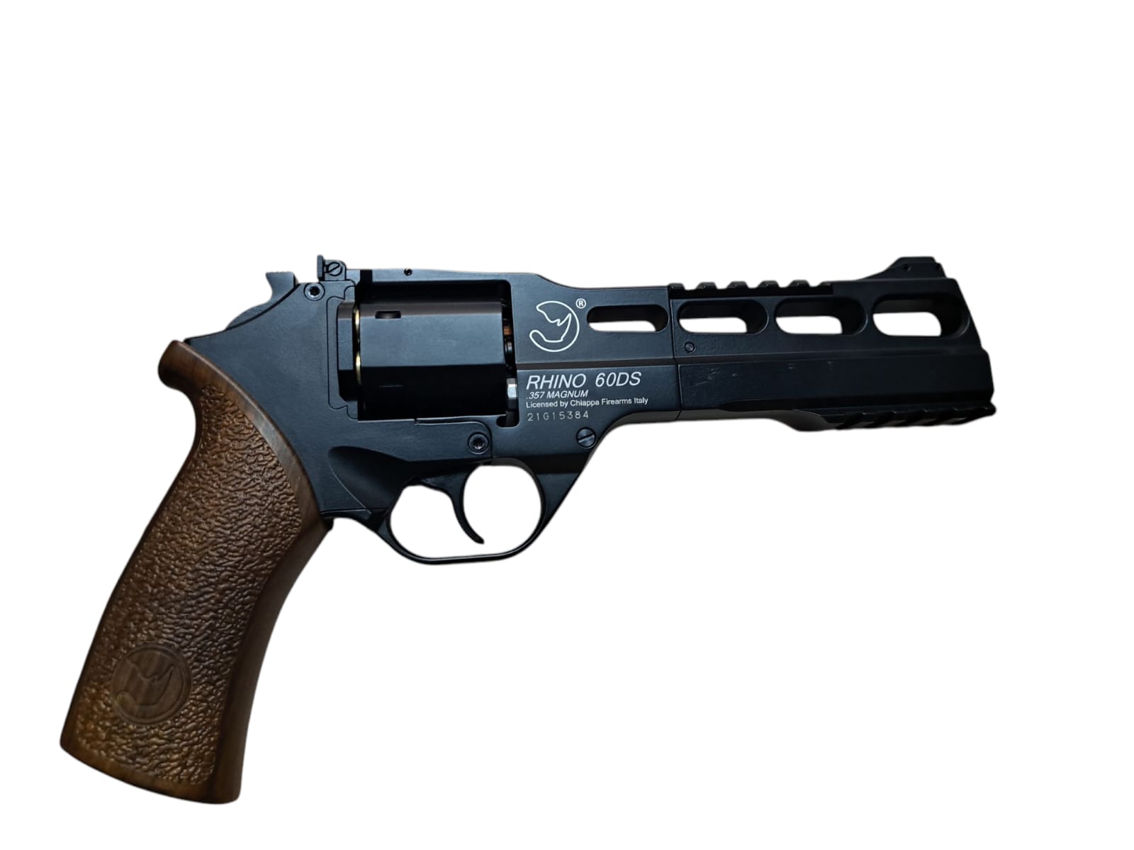 BO Chiappa Rhino 60DS .357 CO2 Revolver 6 BK - Image 7
