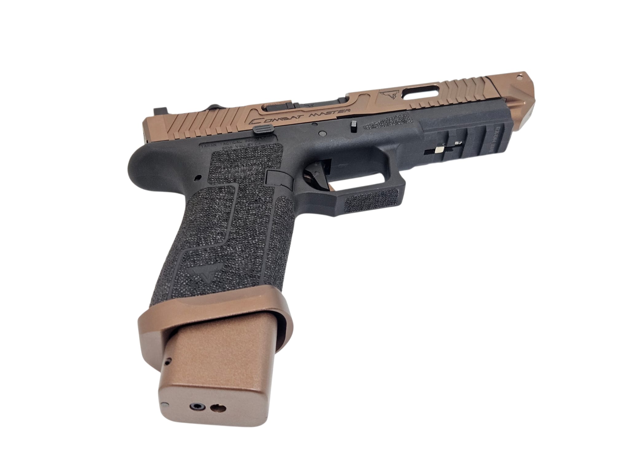ARMY EMG TTI Ballerina Glock 17 CNC Gas GBB Pistol Bronze - Image 6