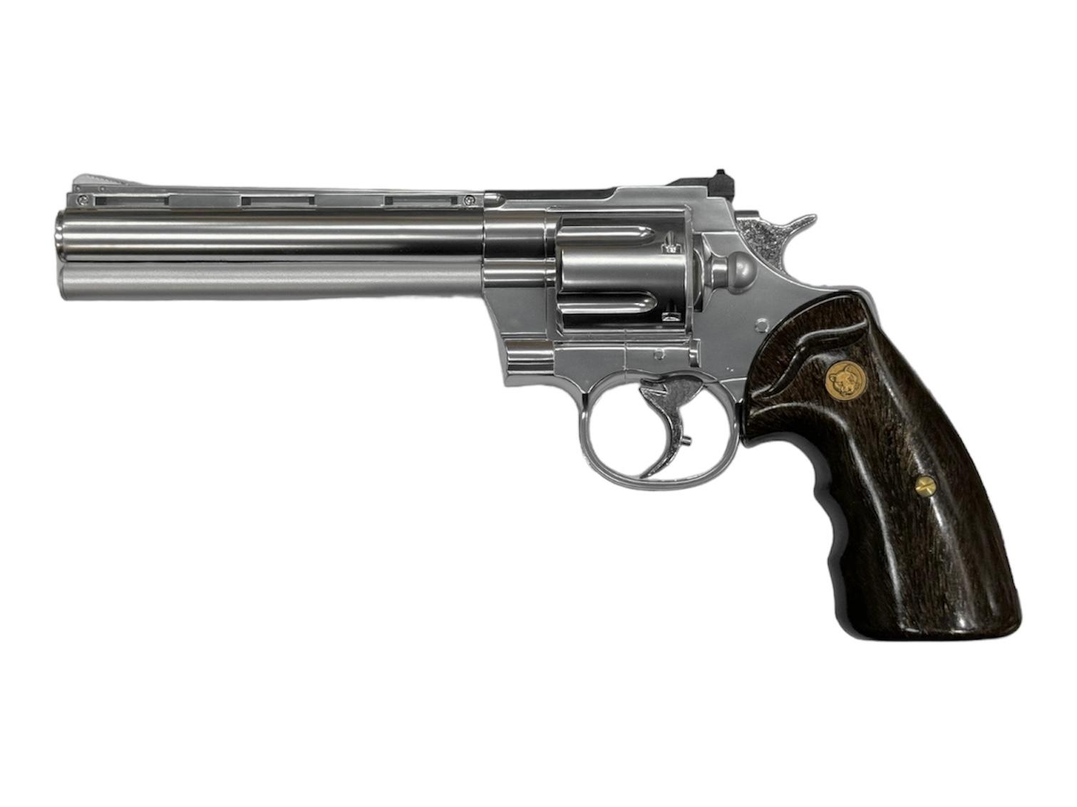 SRC Python Gas Revolver SV (Imitation Wood Grip)
