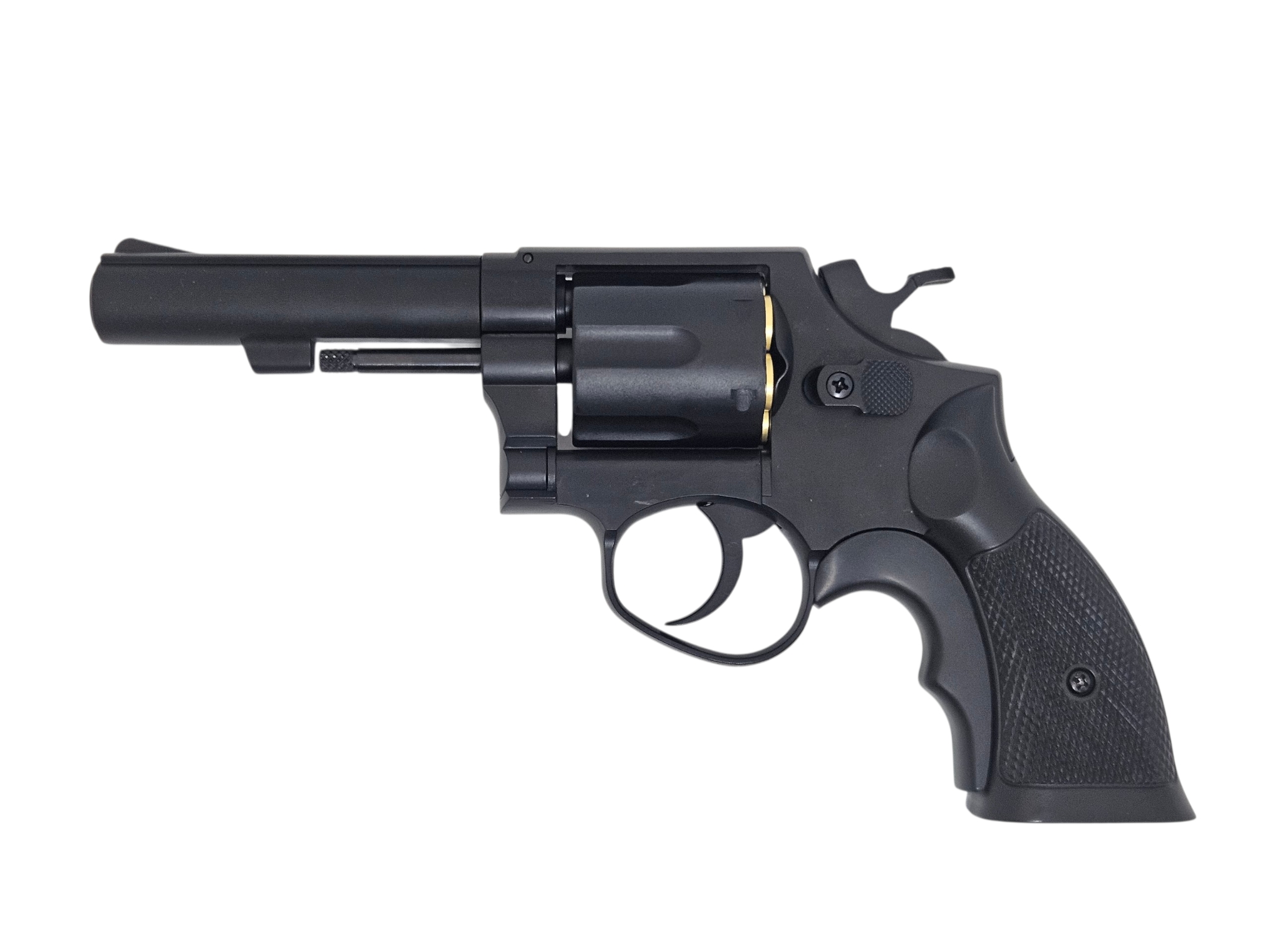 HFC M10 GAS BK BK Grip Revolver Pistol - Image 12