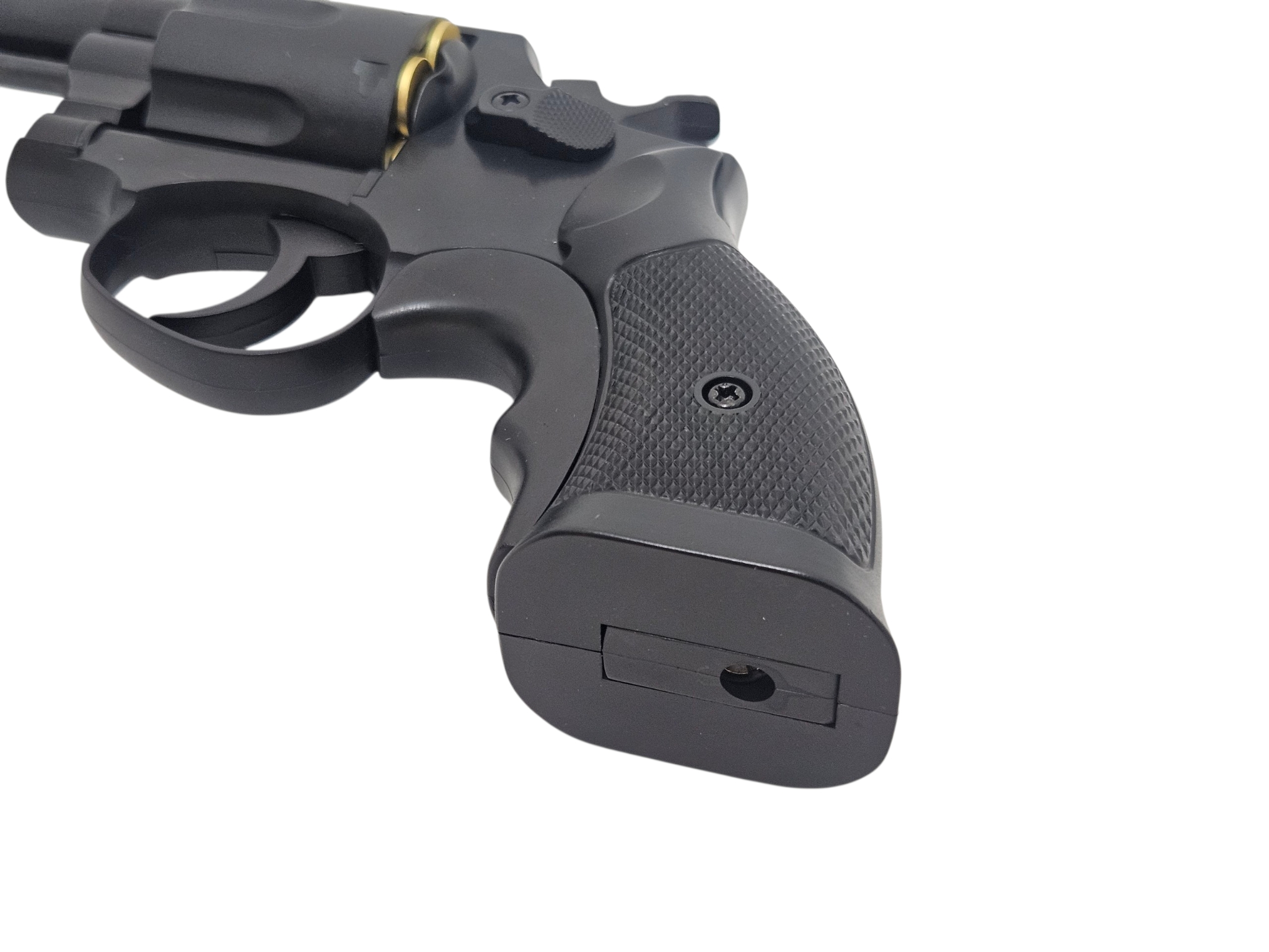 HFC M10 GAS BK BK Grip Revolver Pistol - Image 10