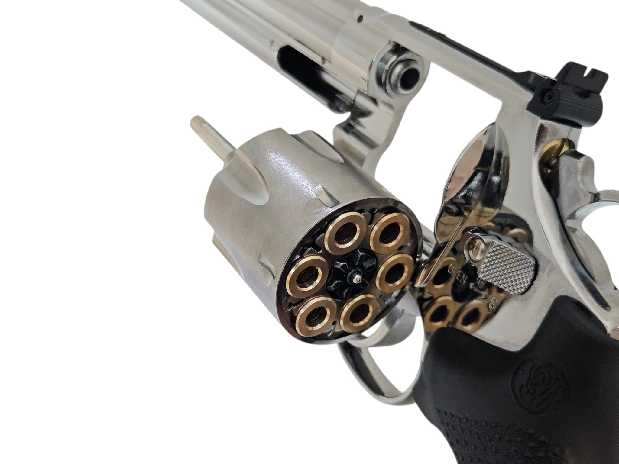 Smith & Wesson M629 CO2 Revolver 6.5"SV W/Moon Clip/New Shell - Image 10