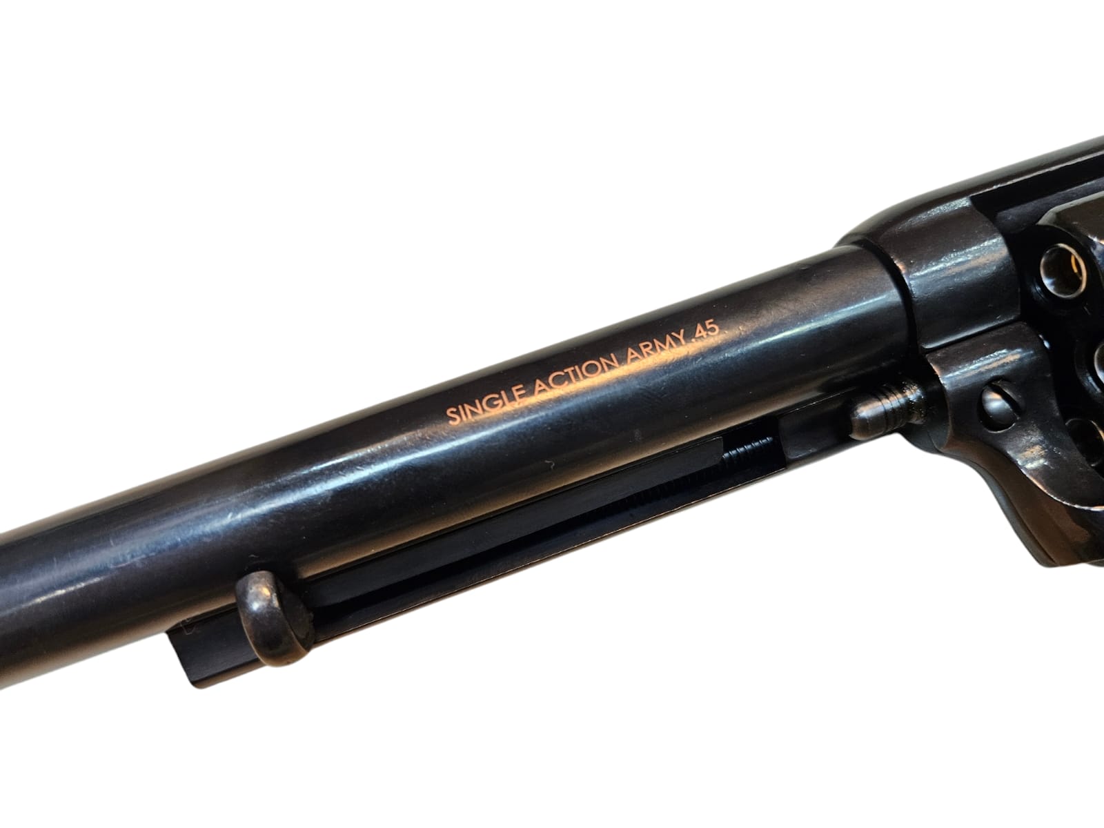King Arms SAA .45 Peacemaker Gas Revolver V2 M Electroplating BK - Image 4