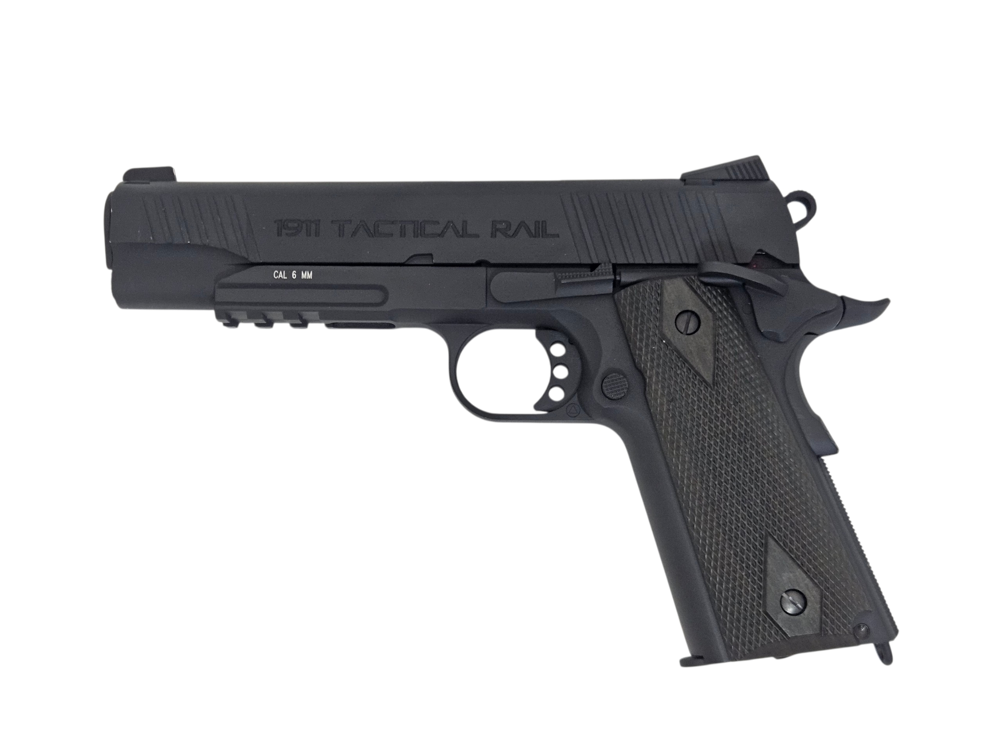 MILBRO 1911 RAIL CO2 BK 6MM PISTOL