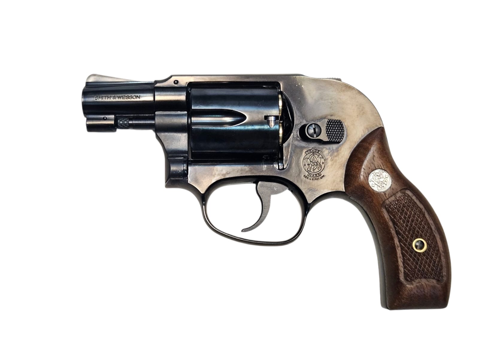 Marushin S&W M49 Gas Revolver (W Deep Black Wood Grip)