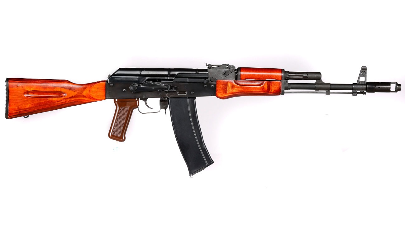 GHK AK74 GBB V2 Gas Blowback Rifle with Reel Wood (GK74) - Image 2