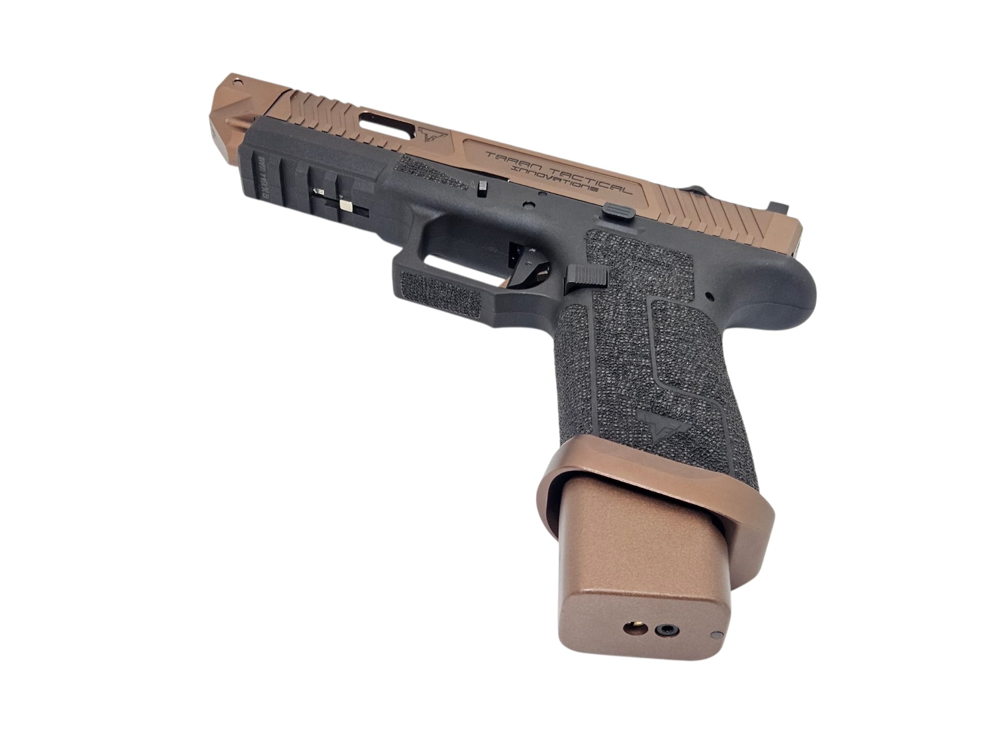ARMY EMG TTI Ballerina Glock 17 CNC Gas GBB Pistol Bronze - Image 5
