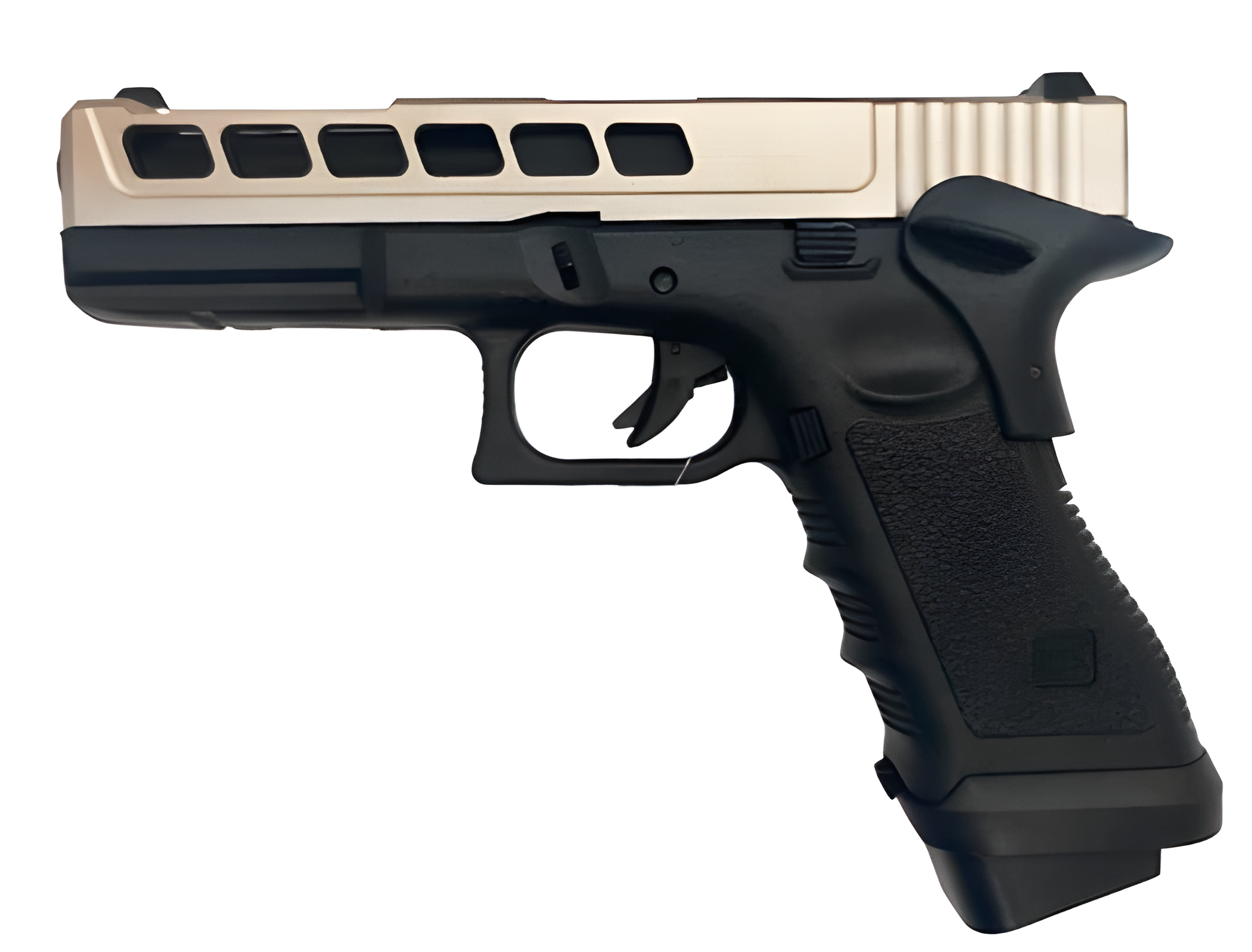 Army CNC Metal Slide G17 K Style GBB Pistol (Rose Gold) ARM-GBB-G17-K-GD