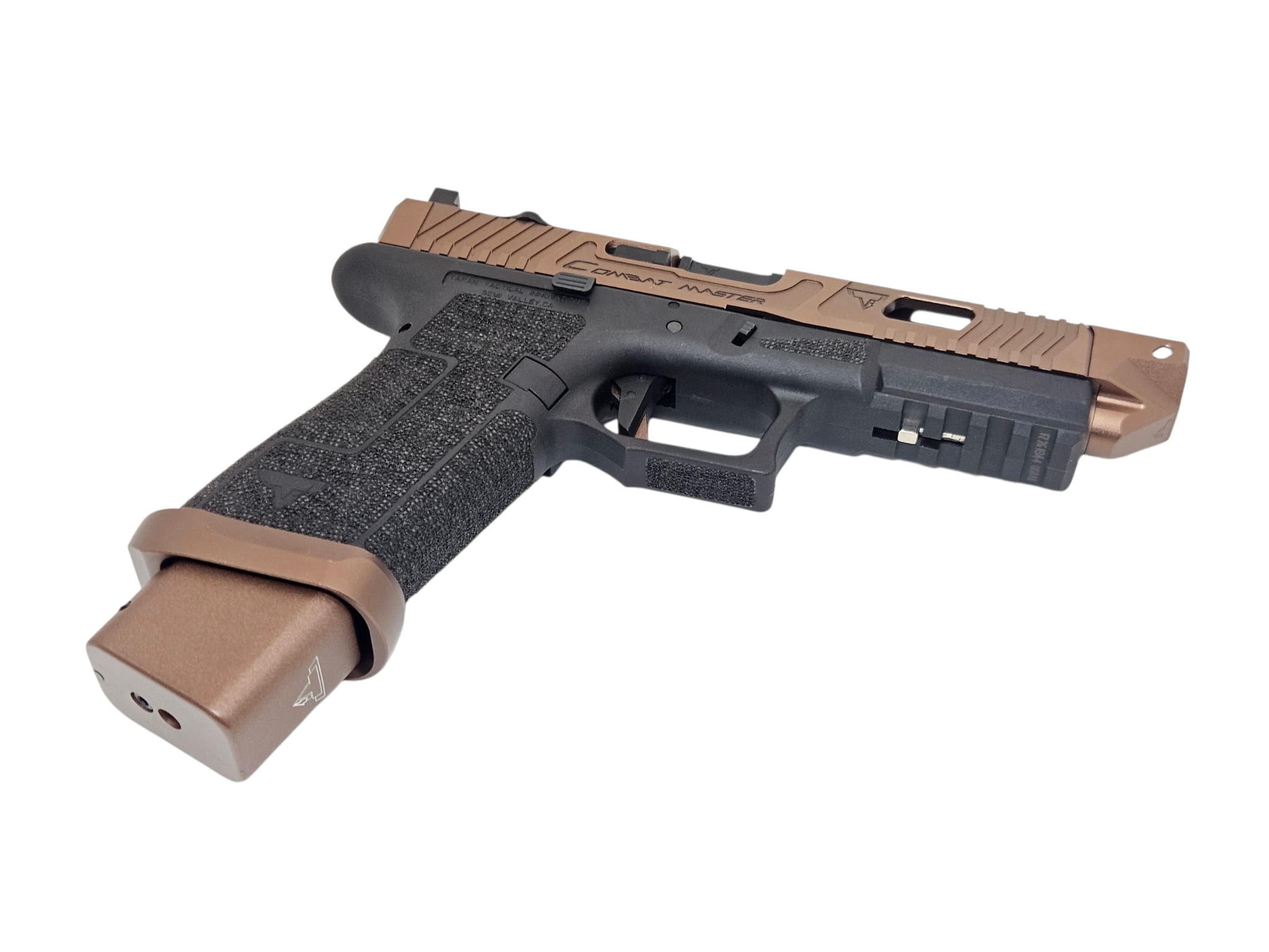 ARMY EMG TTI Ballerina Glock 17 CNC Gas GBB Pistol Bronze - Image 3