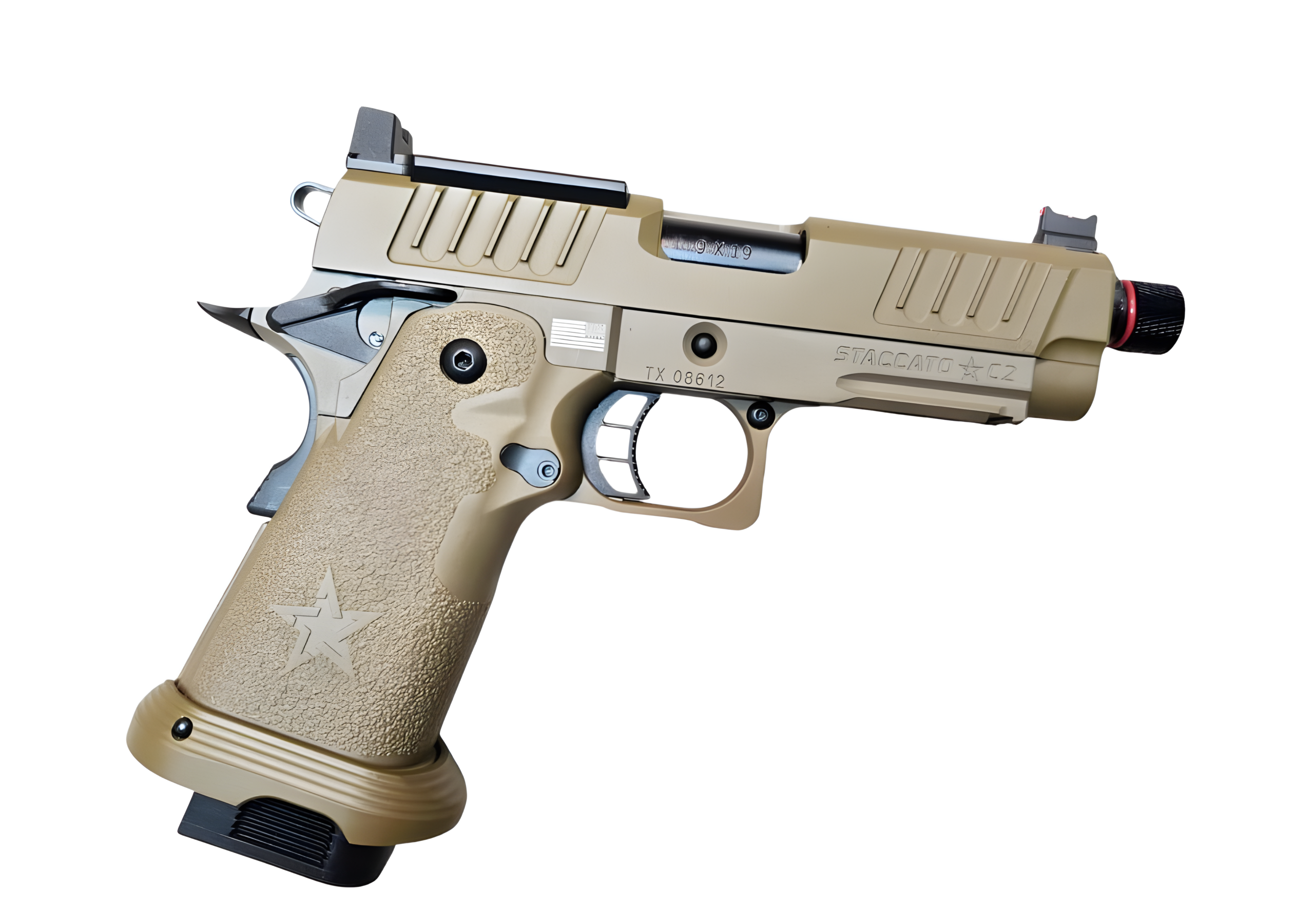 ARMY Staccato C2 GBB Pistol with RMR cut (DE) (Steel Parts) ARM-GBB-R612-5-C2-DE - Image 5