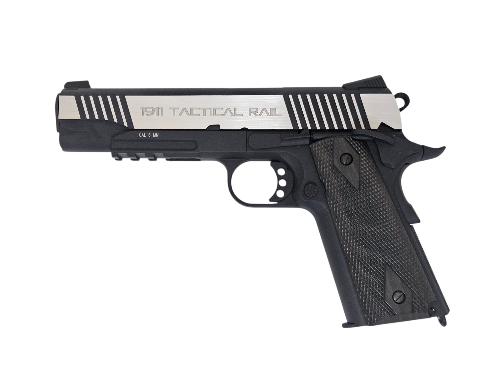 MILBRO 1911 RAIL CO2 Dual Tone 6MM PISTOL