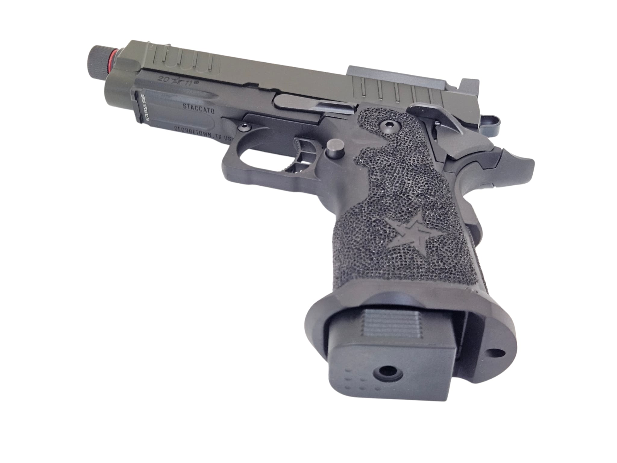 ARMY R612A Staccato C2 USA Version (steel parts, hand-made stippling grip) - Image 6